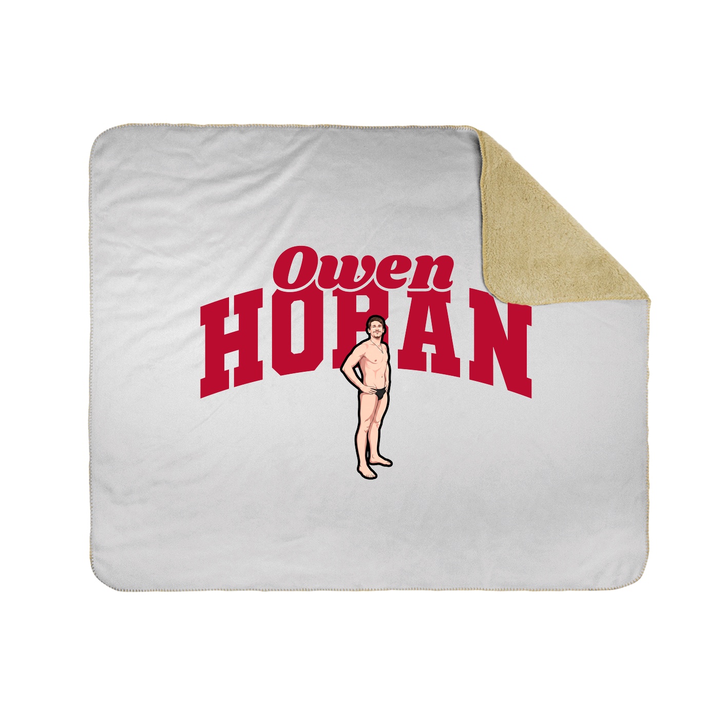 Throw Blanket — Signature Arch in White