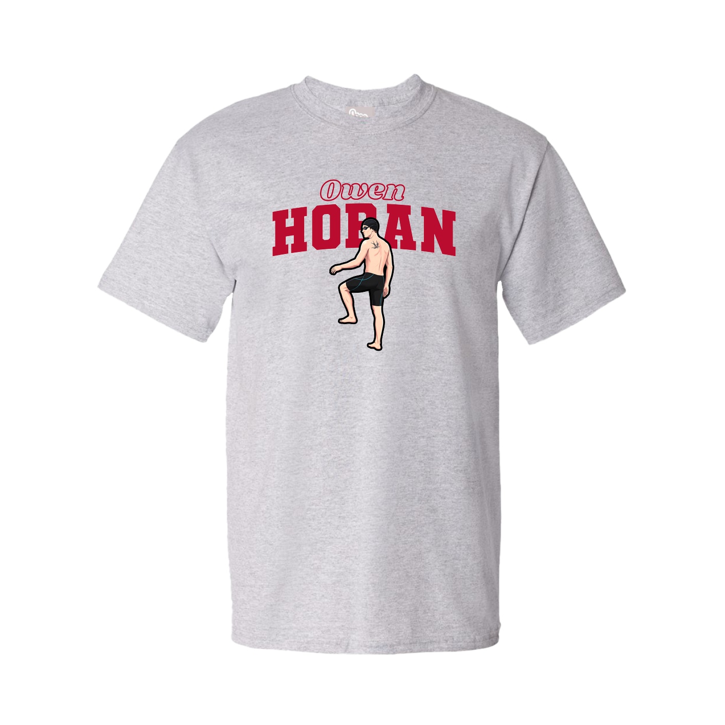 Tee — Name Arch in Grey