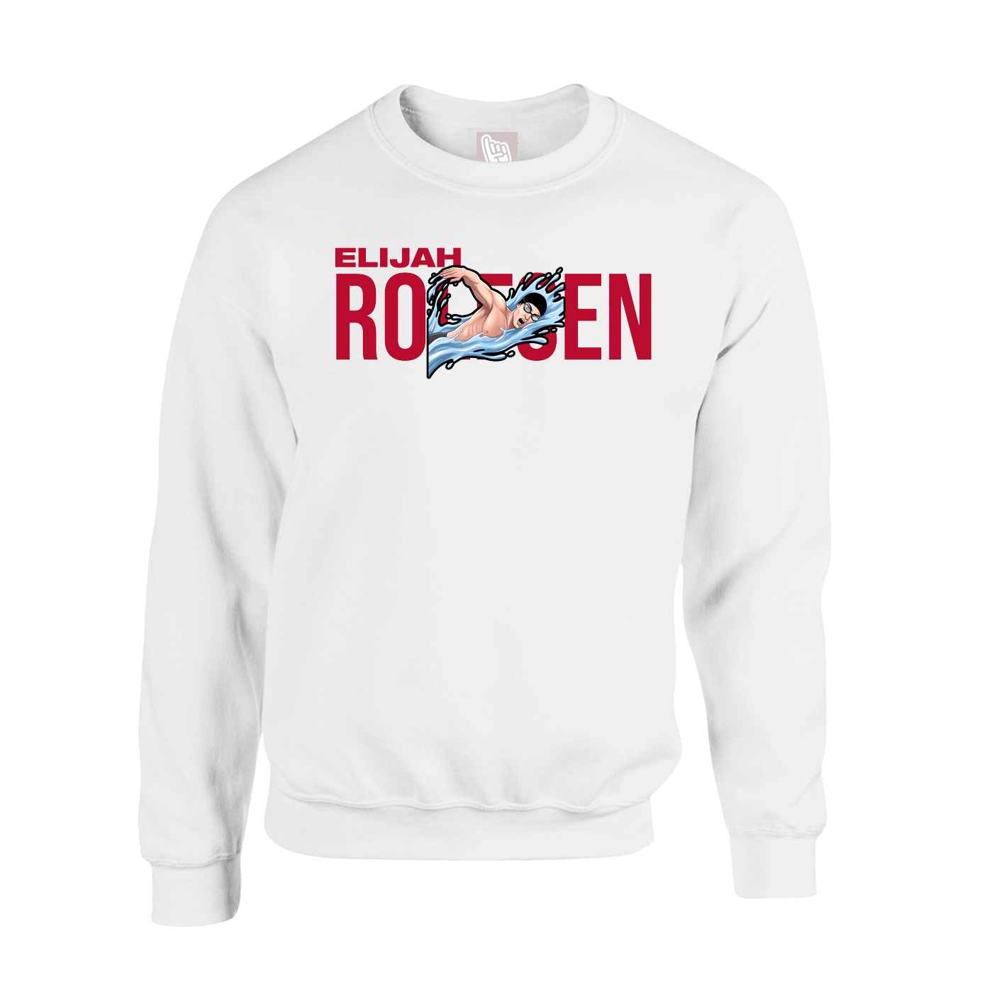 Fleece Crew — Player Name in White