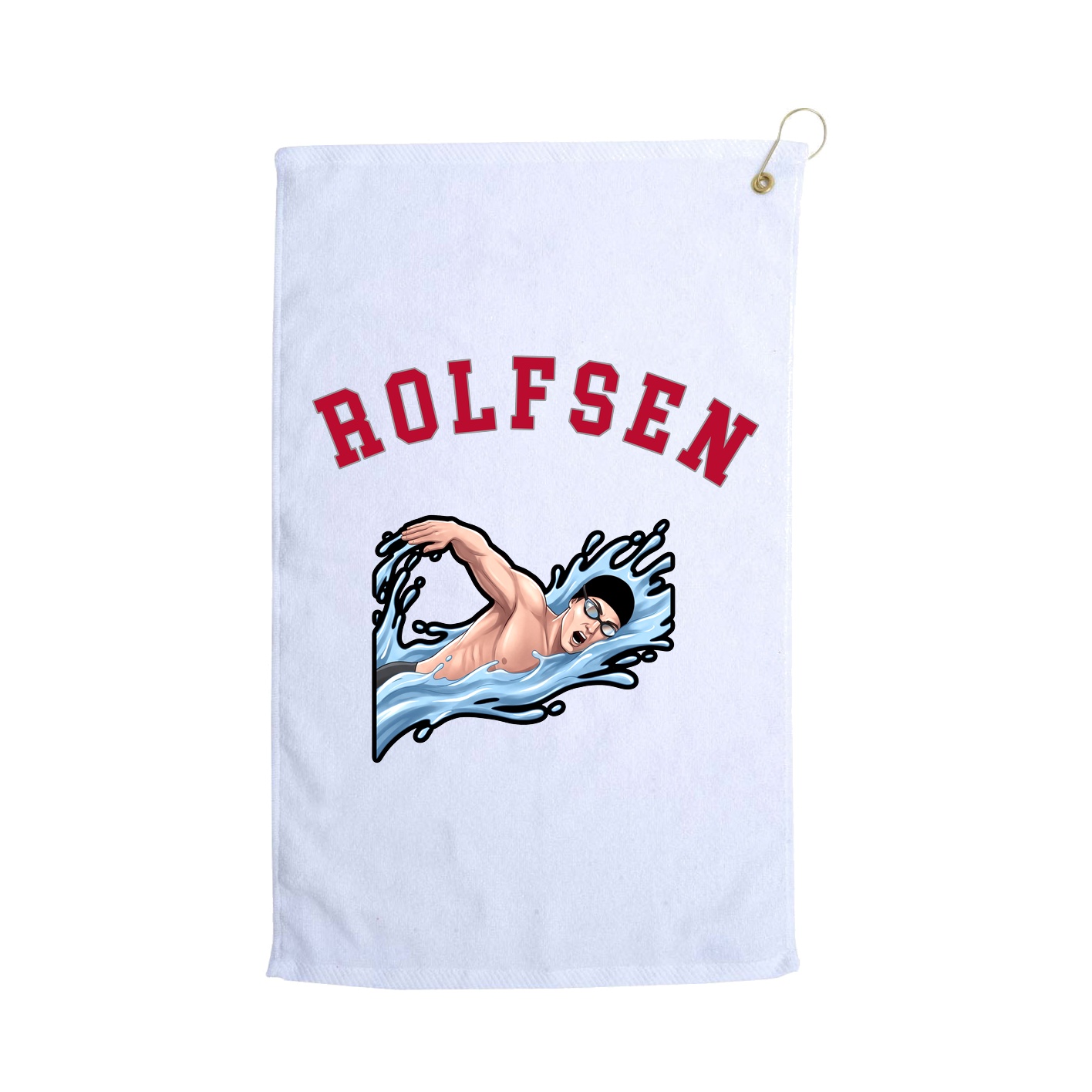 Golf Towel — Shirsey Arch in White