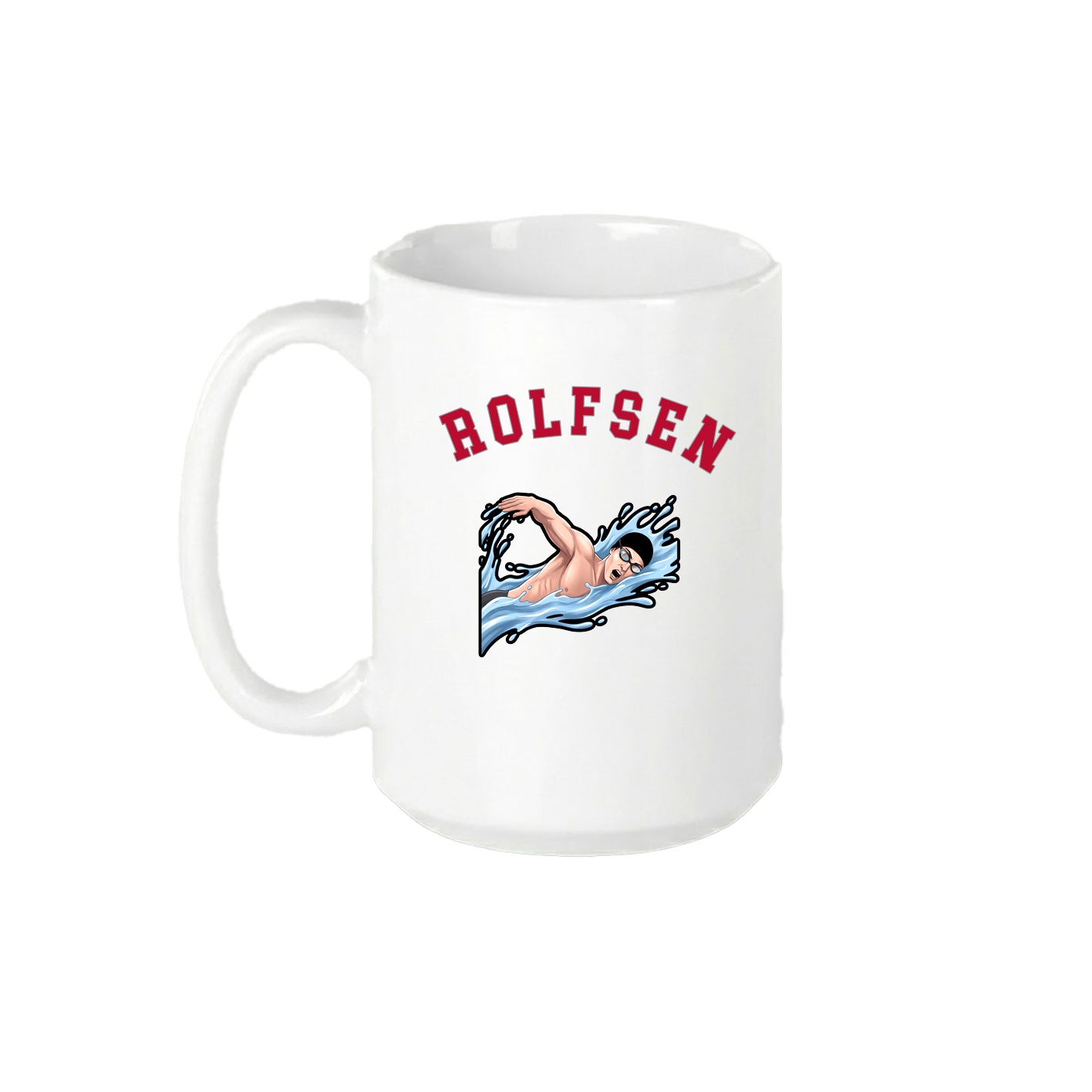 15oz Coffee Mug — Shirsey Arch in White
