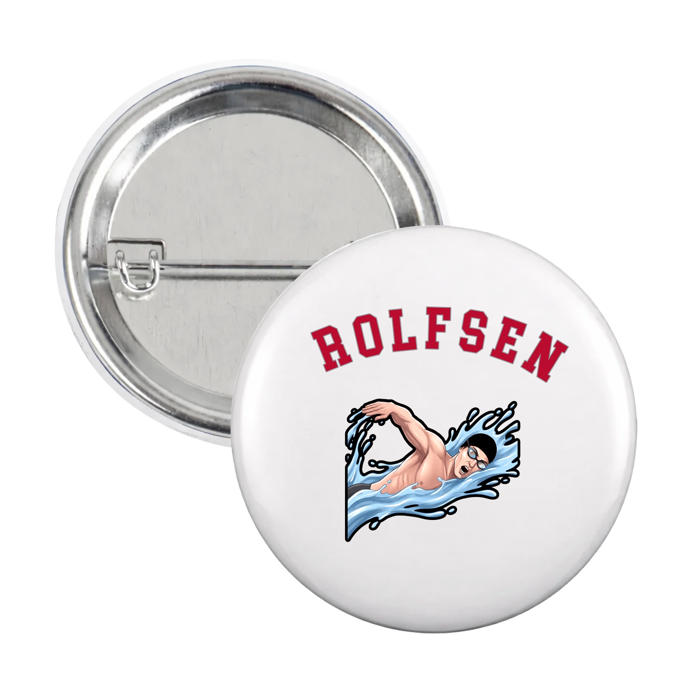 Game Day Button — Shirsey Arch in White