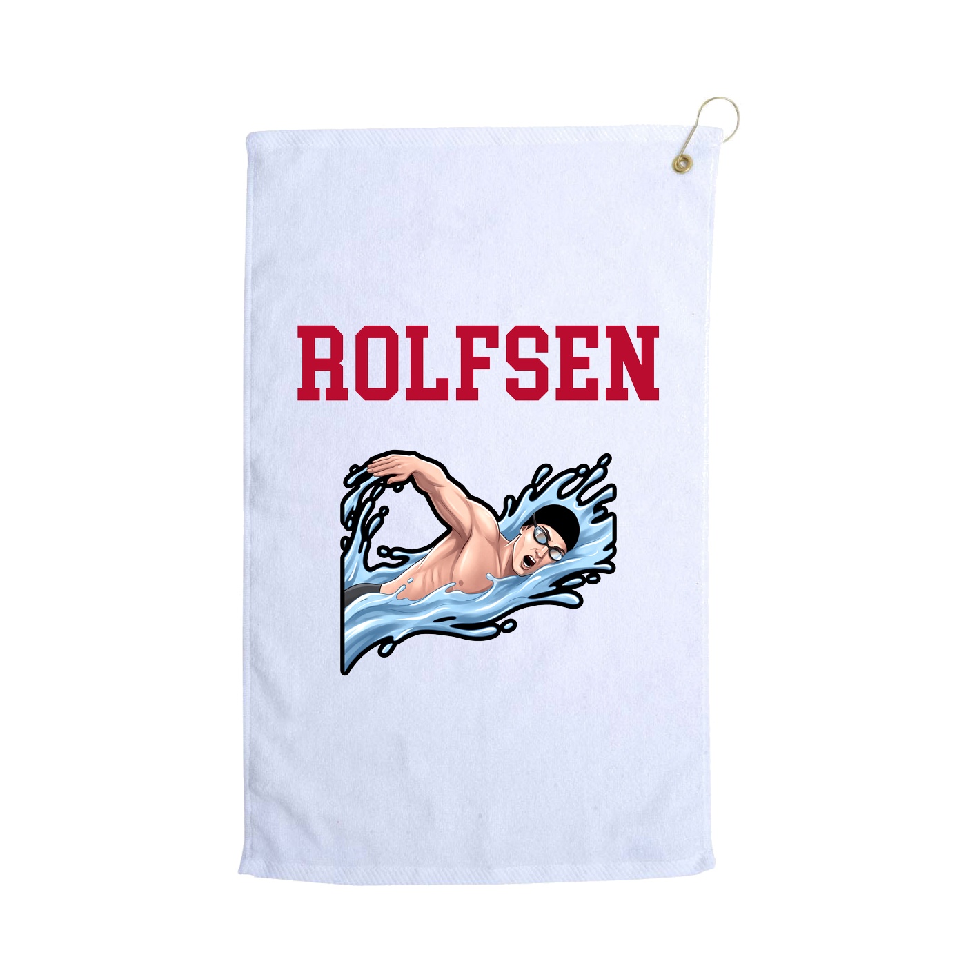 Golf Towel — Shirsey in White