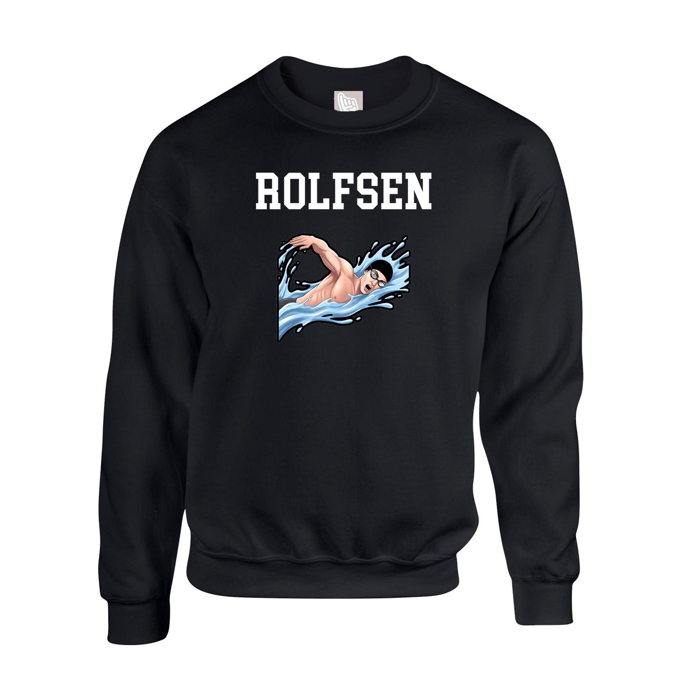 Fleece Crew — Shirsey in Black