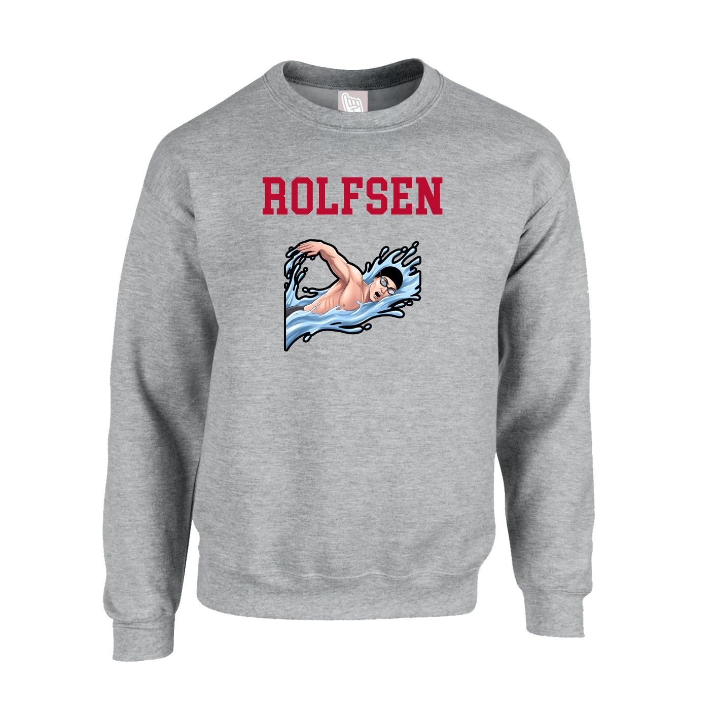 Fleece Crew — Shirsey in Grey