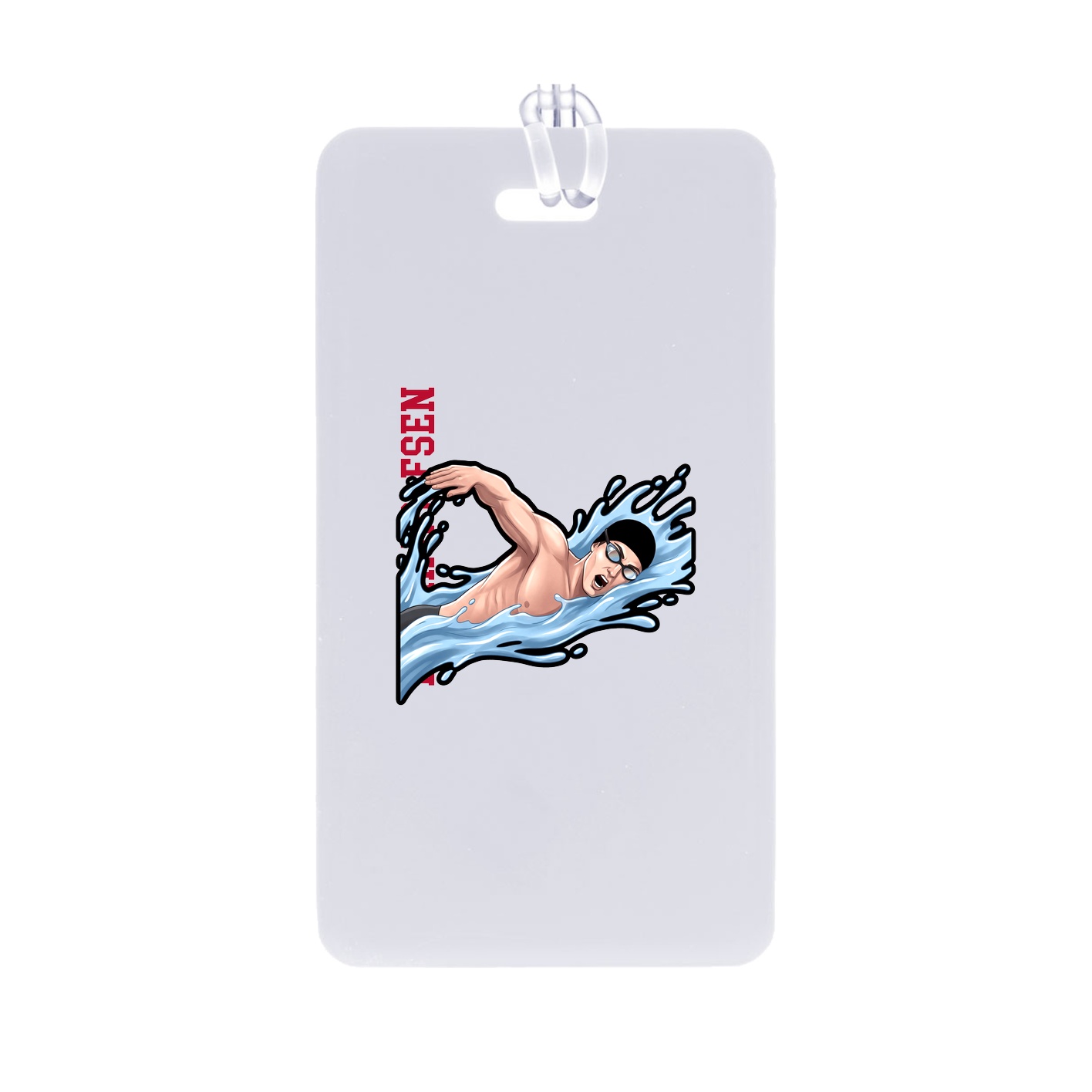 Bag Tag — Name Vertical in Classic