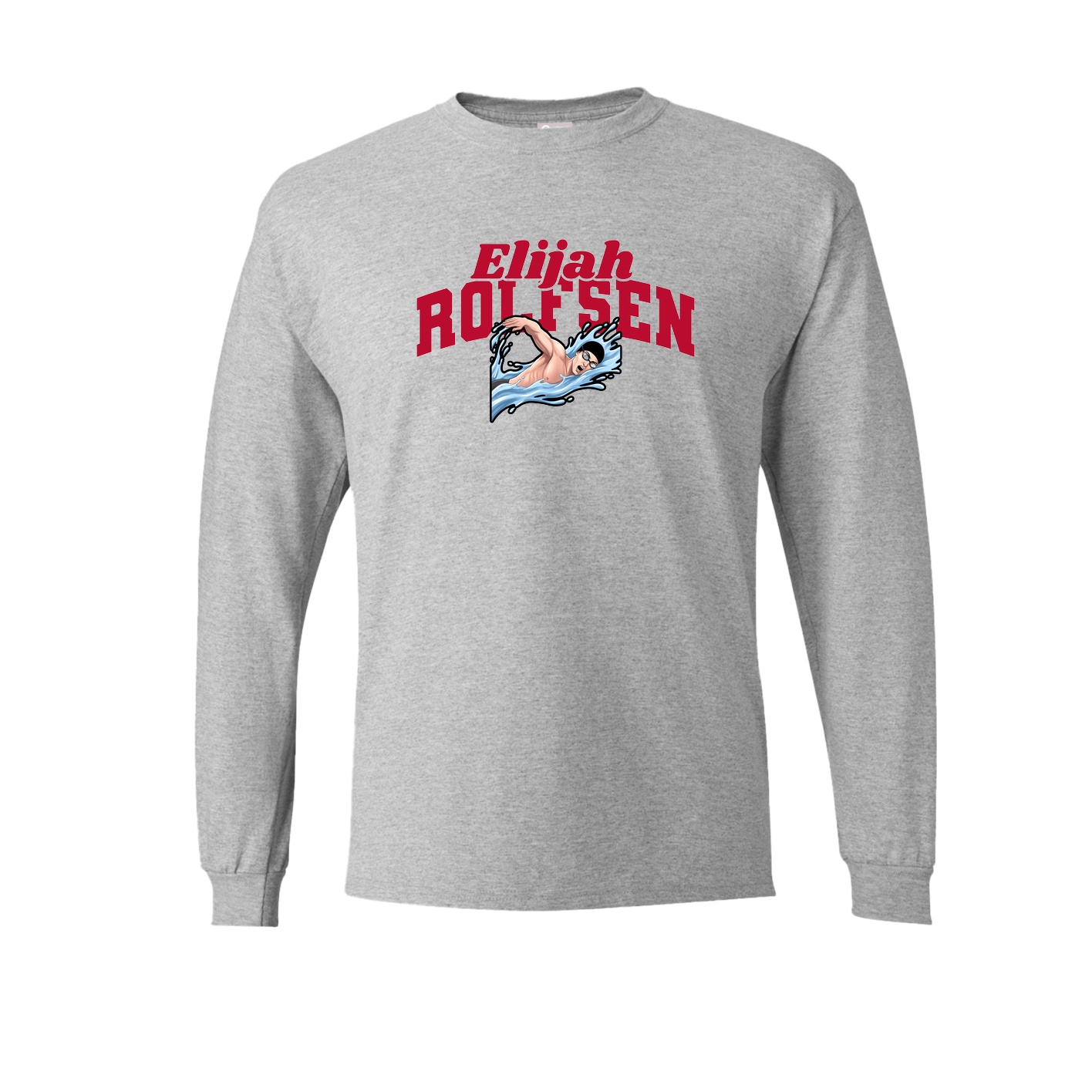 Long Sleeve Tee — Signature Arch in Grey