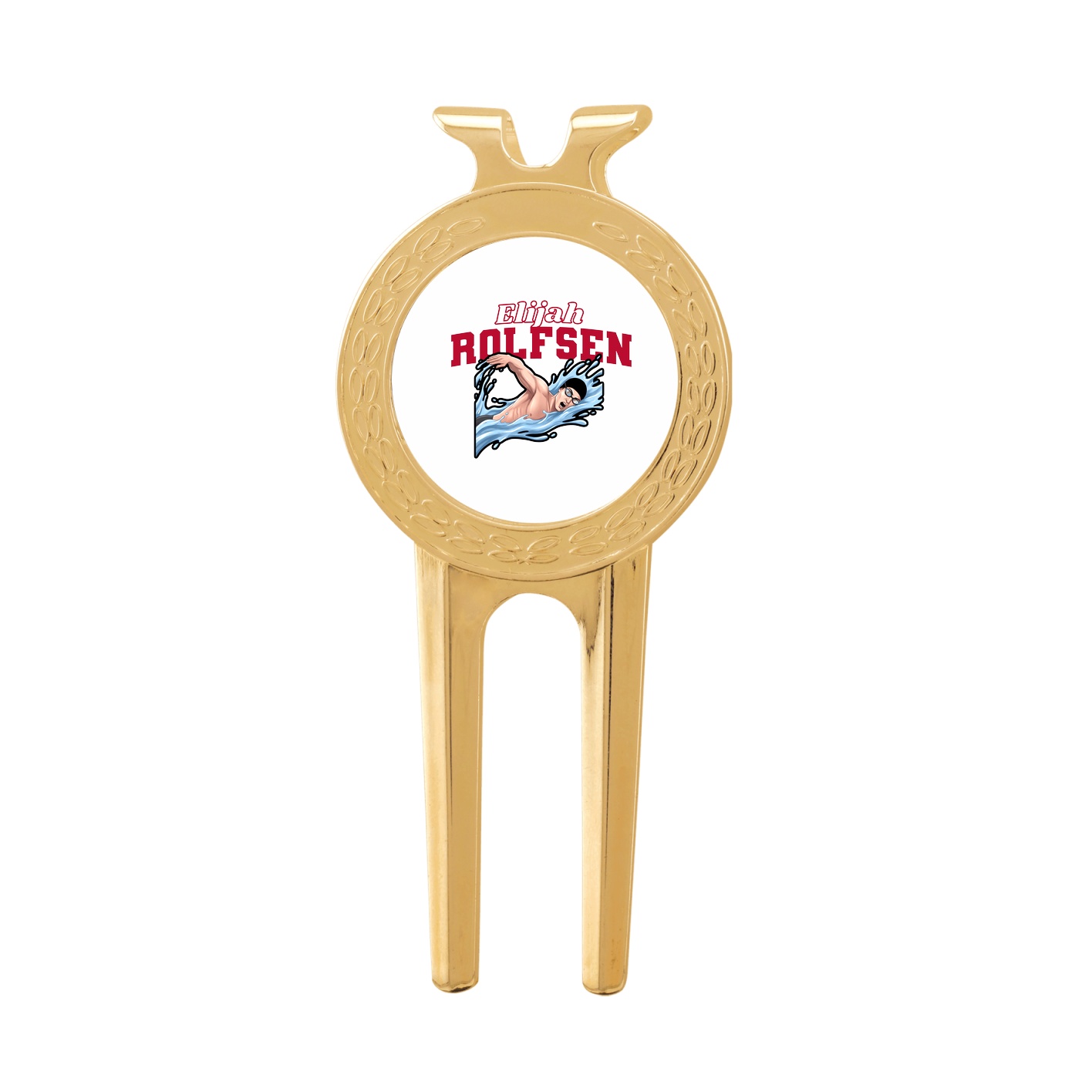 Divot Tool with Ball Marker — Name Arch in Classic