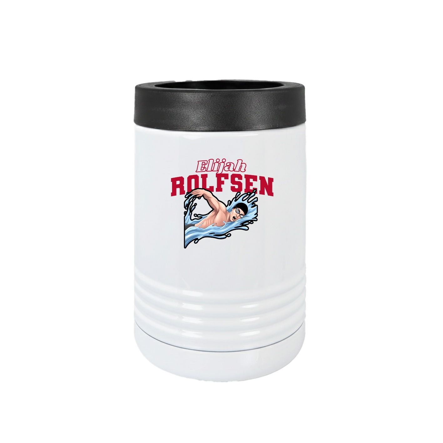 Beverage Holder — Name Arch in White