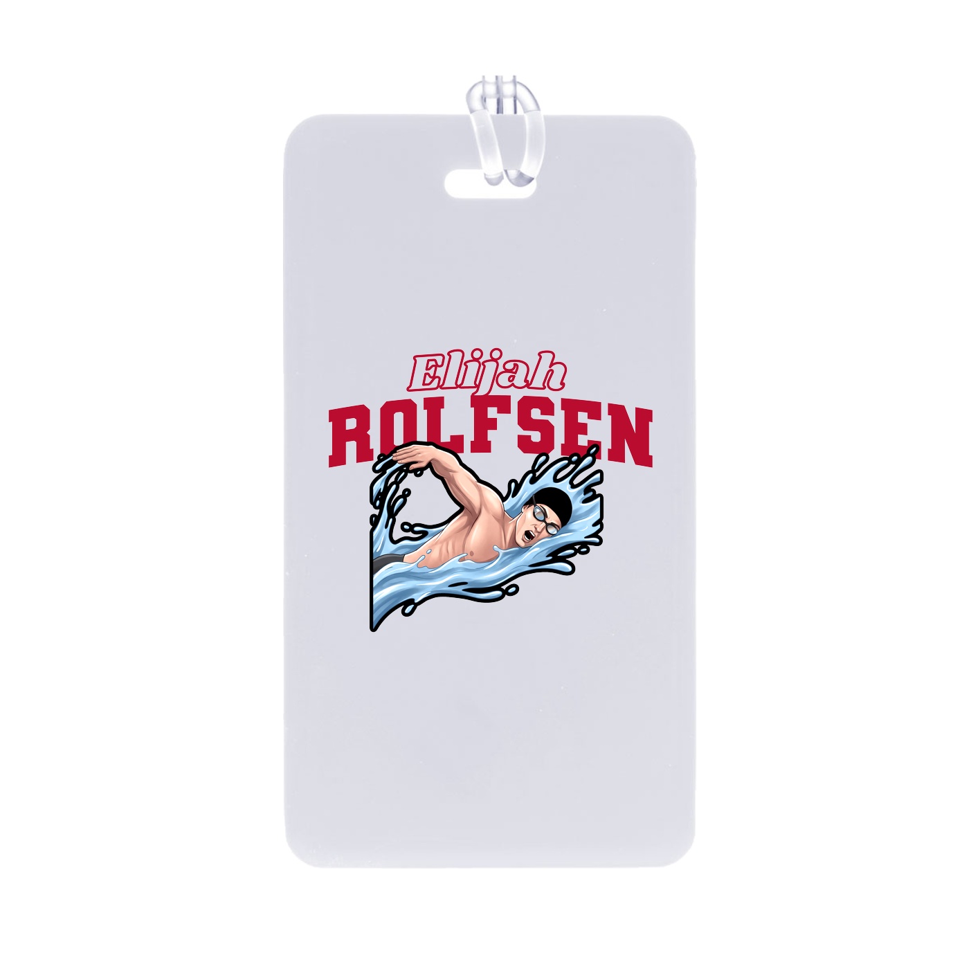 Bag Tag — Name Arch in Classic