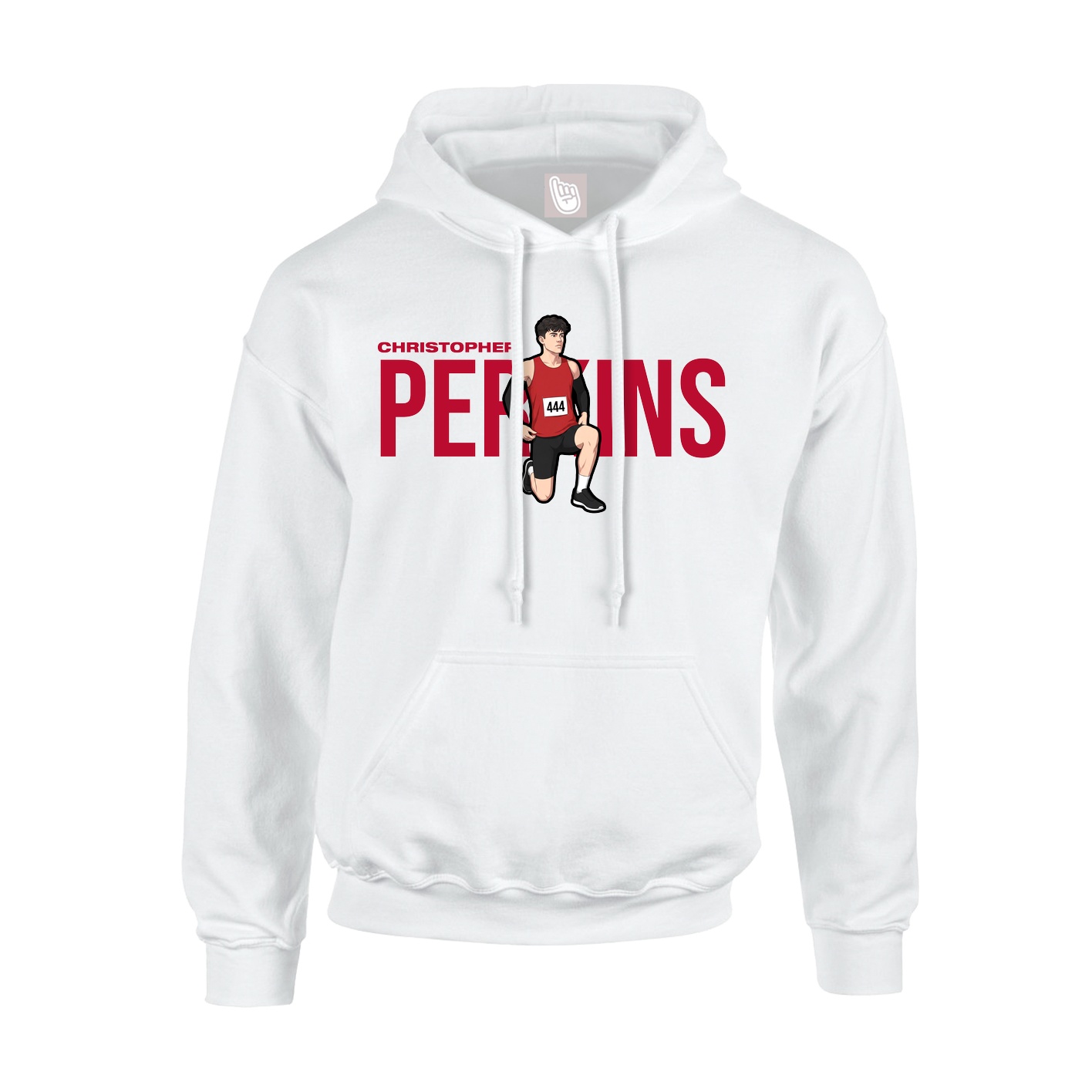 Hoodie — Player Name in White