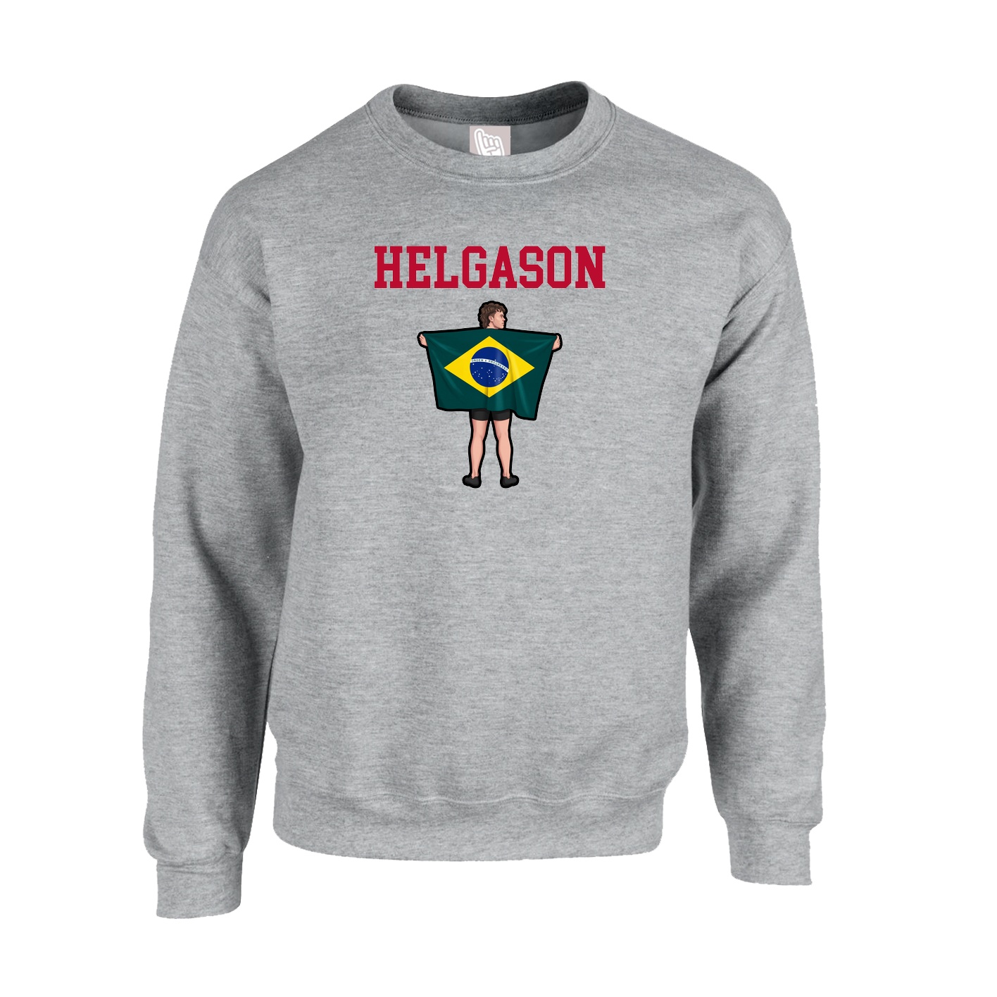 Fleece Crew — Shirsey in Grey