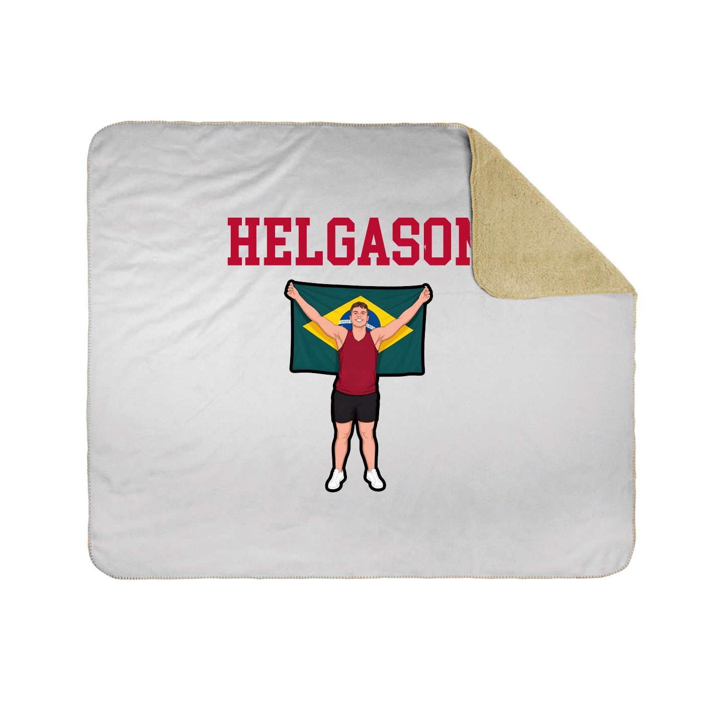 Throw Blanket — Shirsey in White