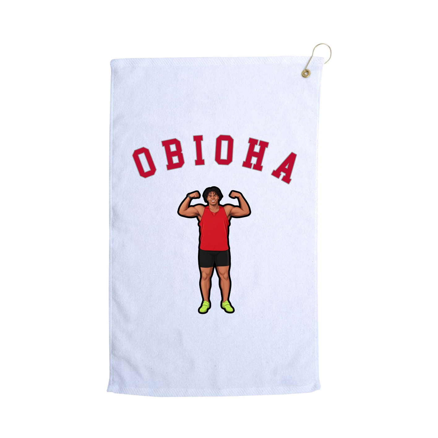 Golf Towel — Shirsey Arch in White