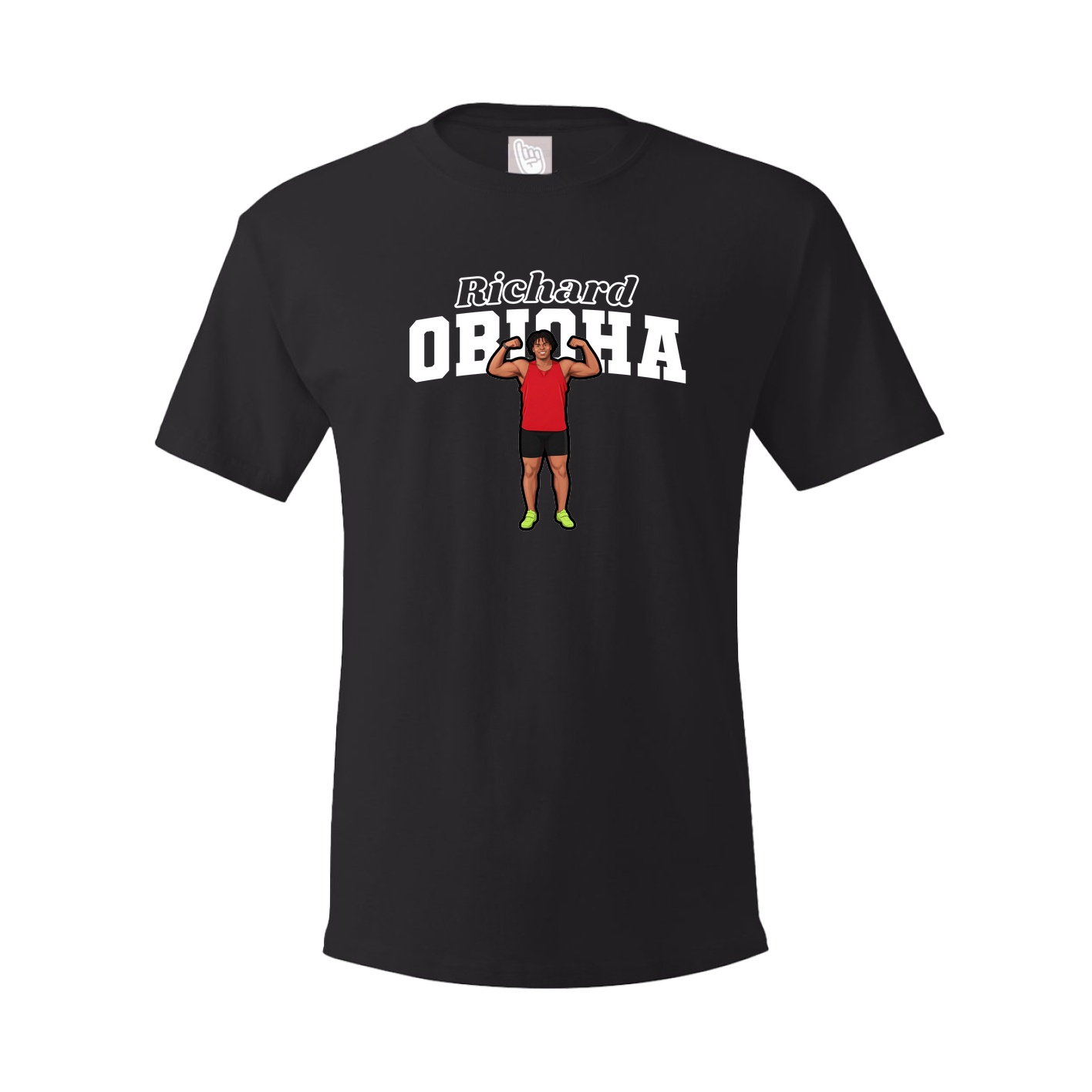 Youth Tee — Name Arch in Black