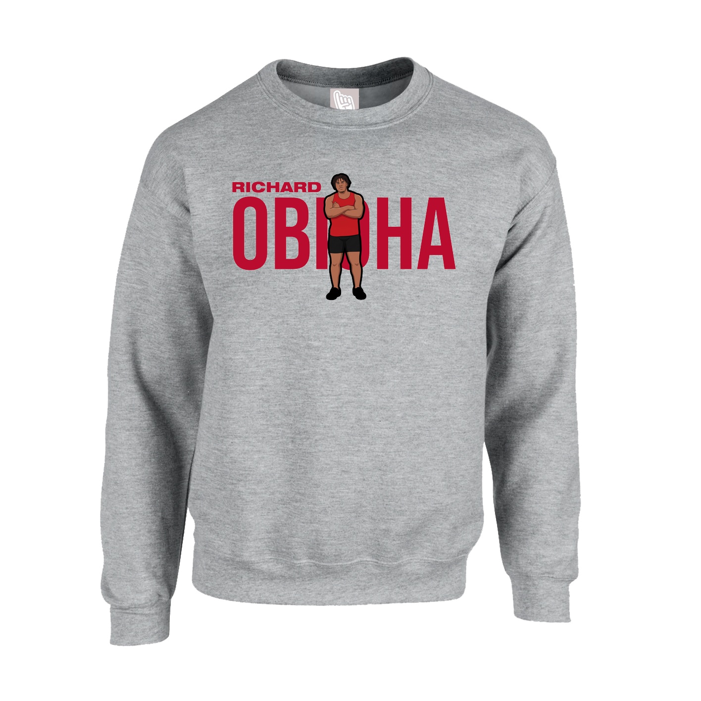 Fleece Crew — Player Name in Grey
