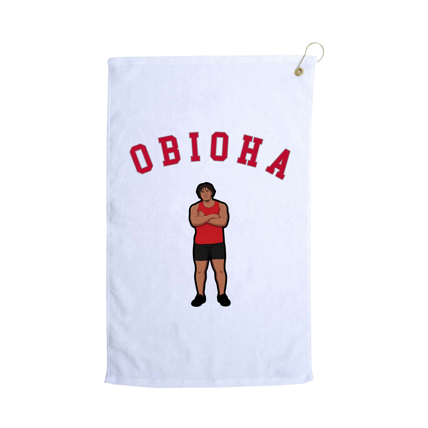 Golf Towel — Shirsey Arch in White