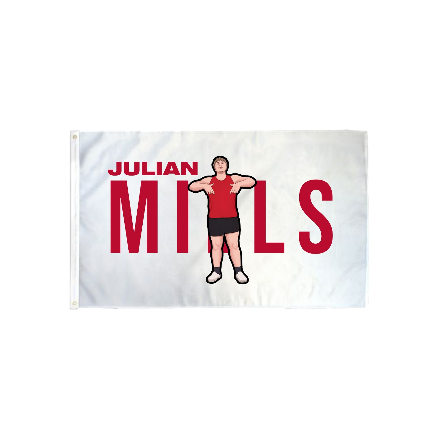 3x5 Flag — Player Name in Classic
