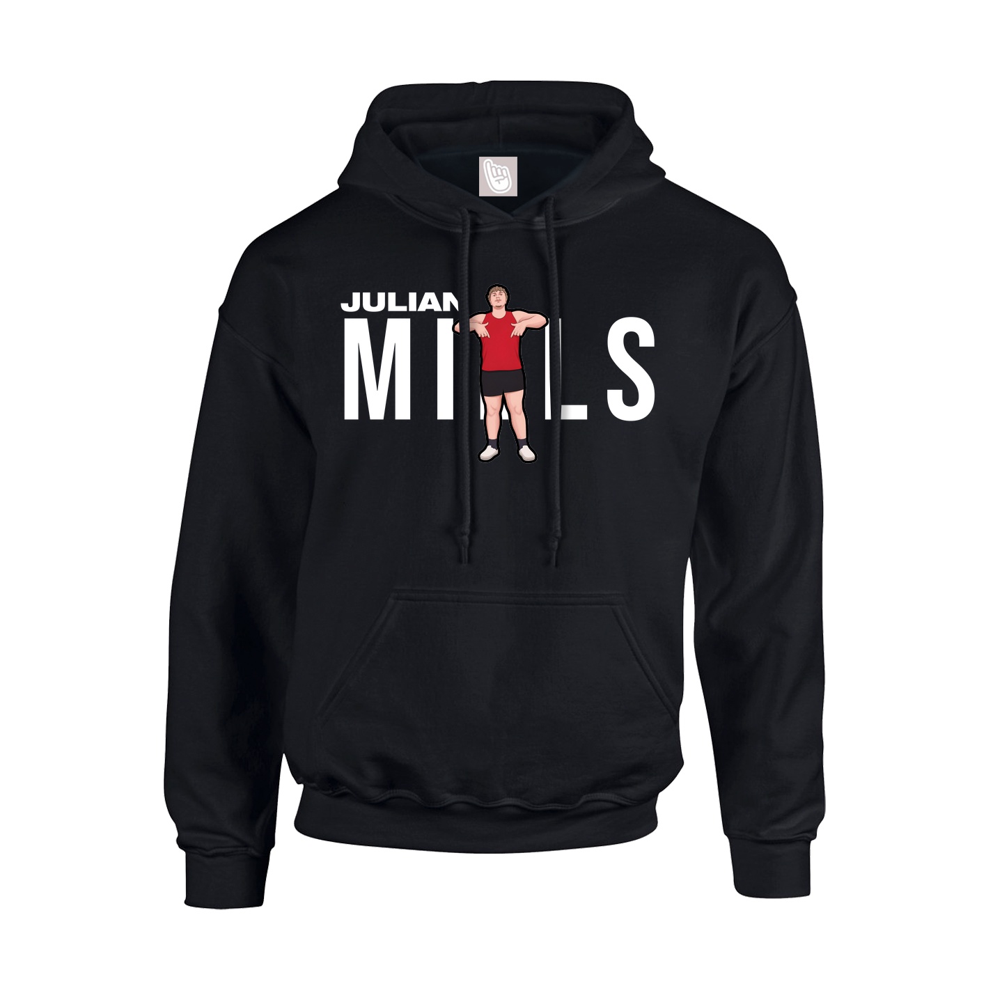 Hoodie — Player Name in Black
