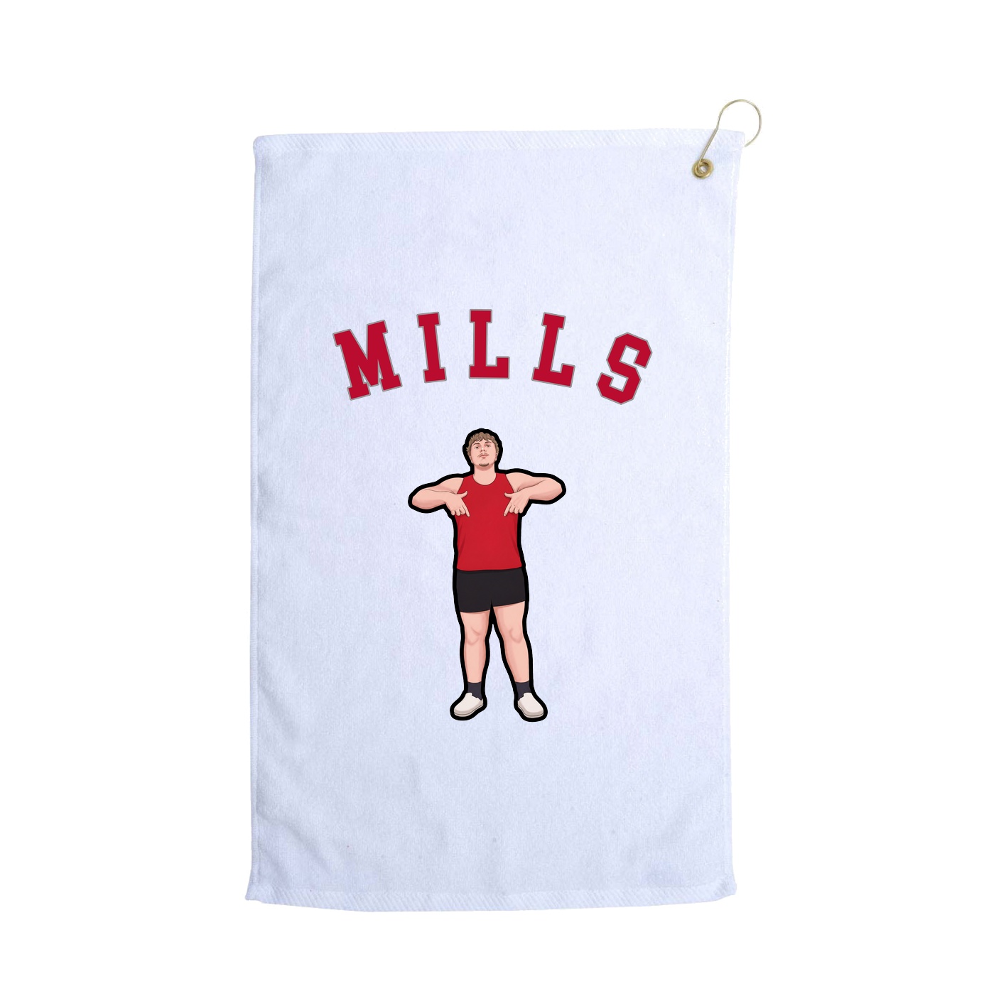 Golf Towel — Shirsey Arch in White