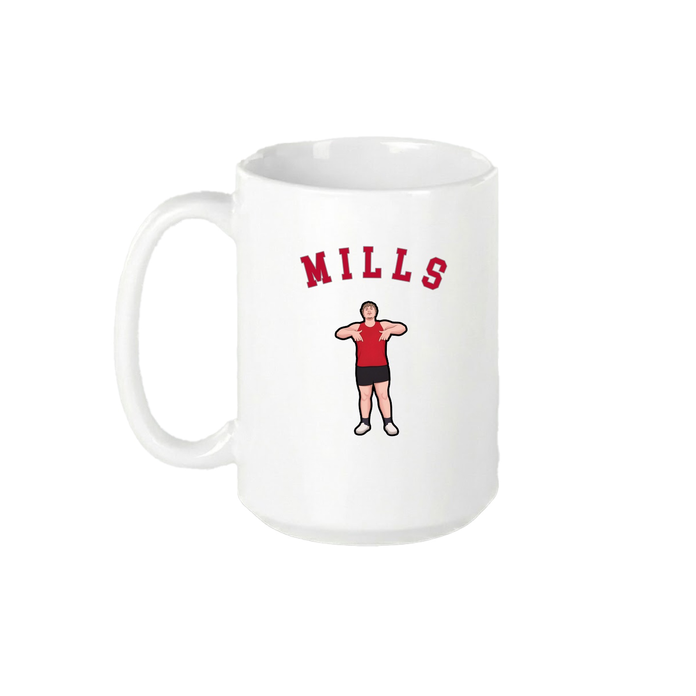 15oz Coffee Mug — Shirsey Arch in White