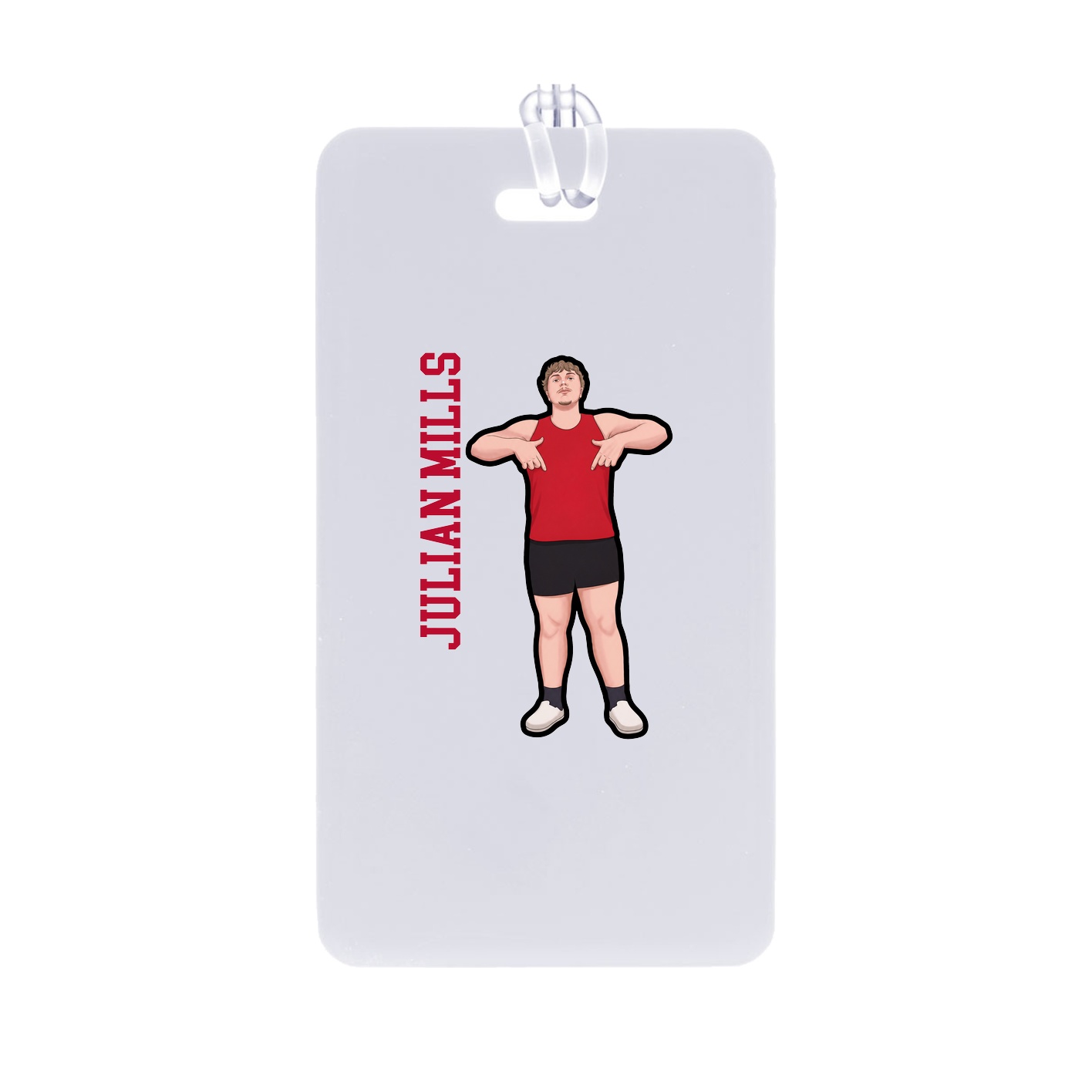 Bag Tag — Name Vertical in Classic