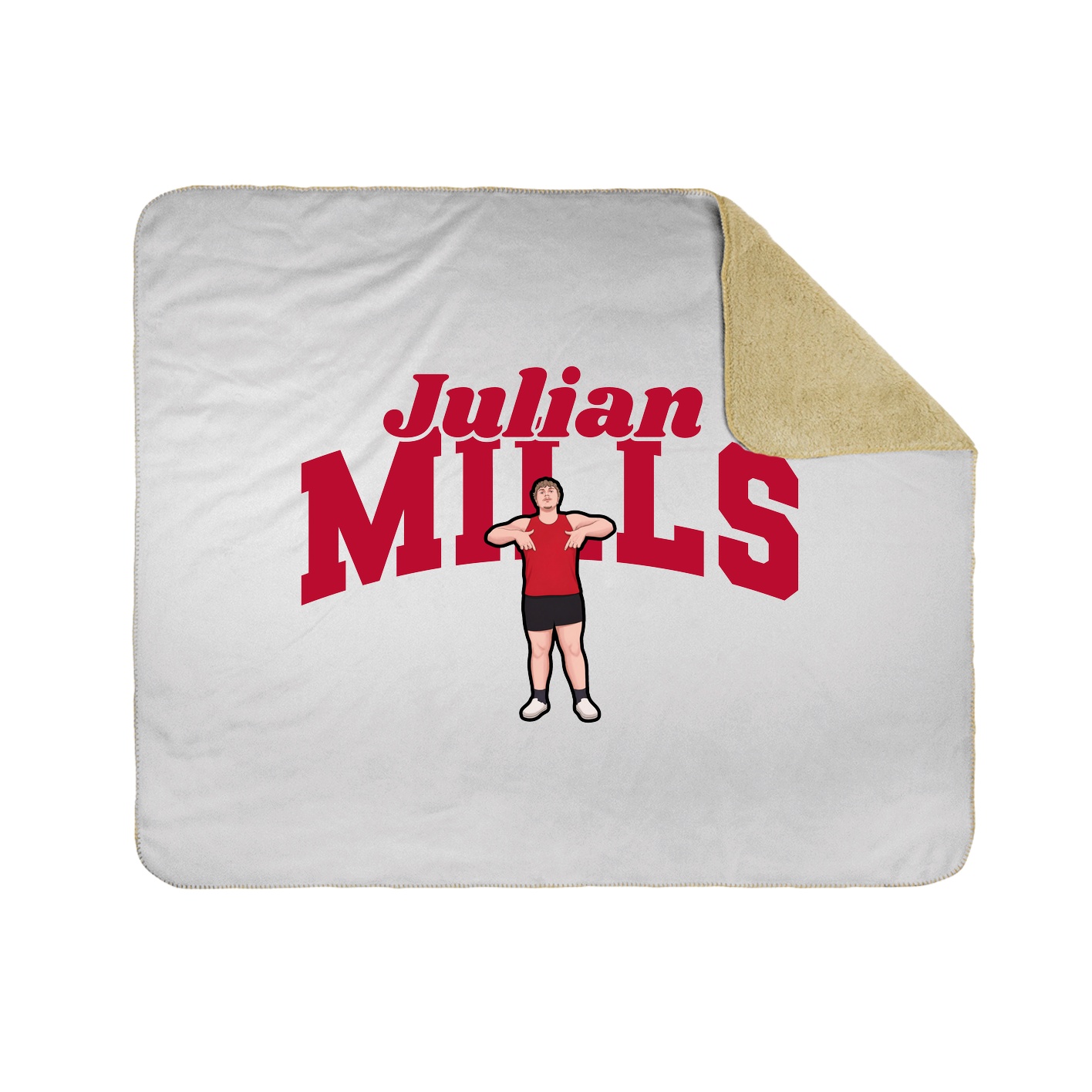 Throw Blanket — Signature Arch in White