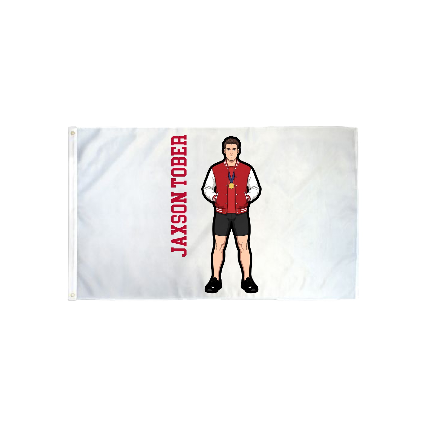 3x5 Flag — Name Vertical in Classic