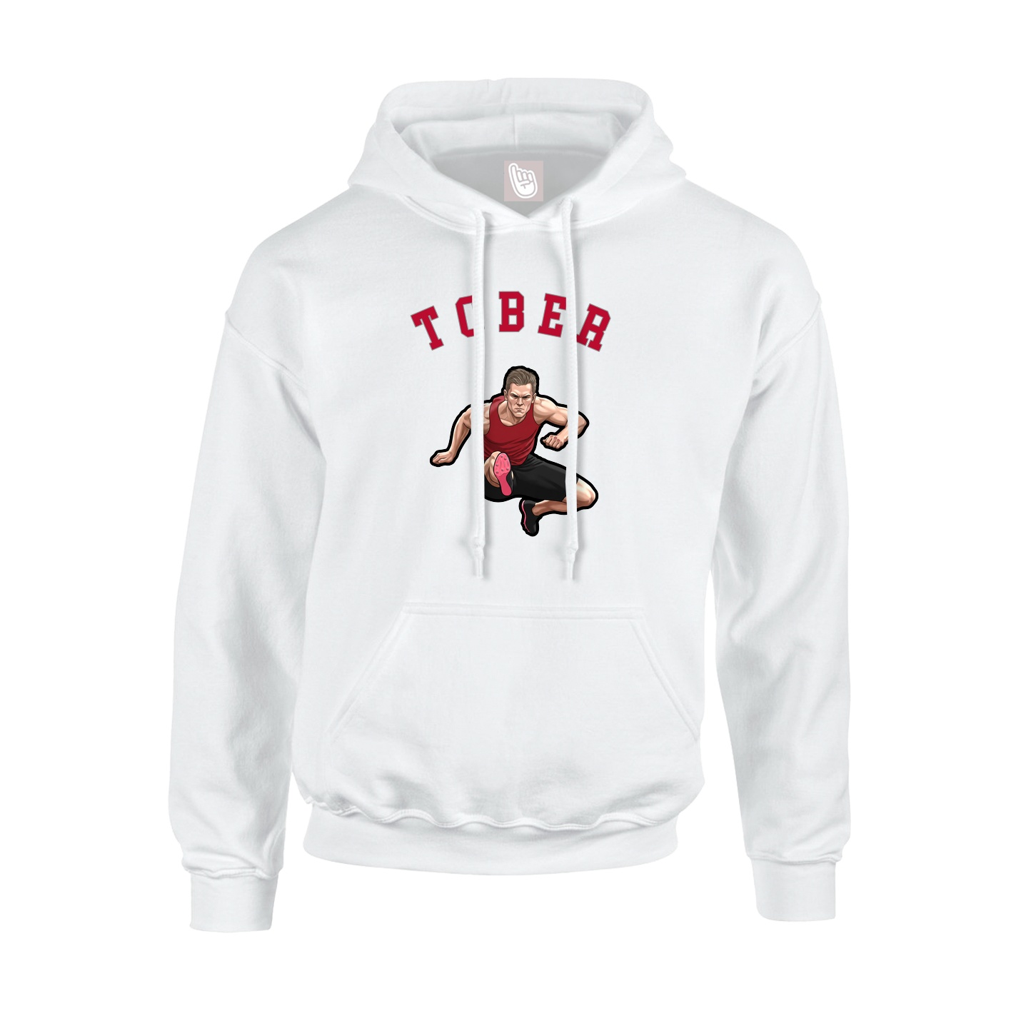 Hoodie — Shirsey Arch in White