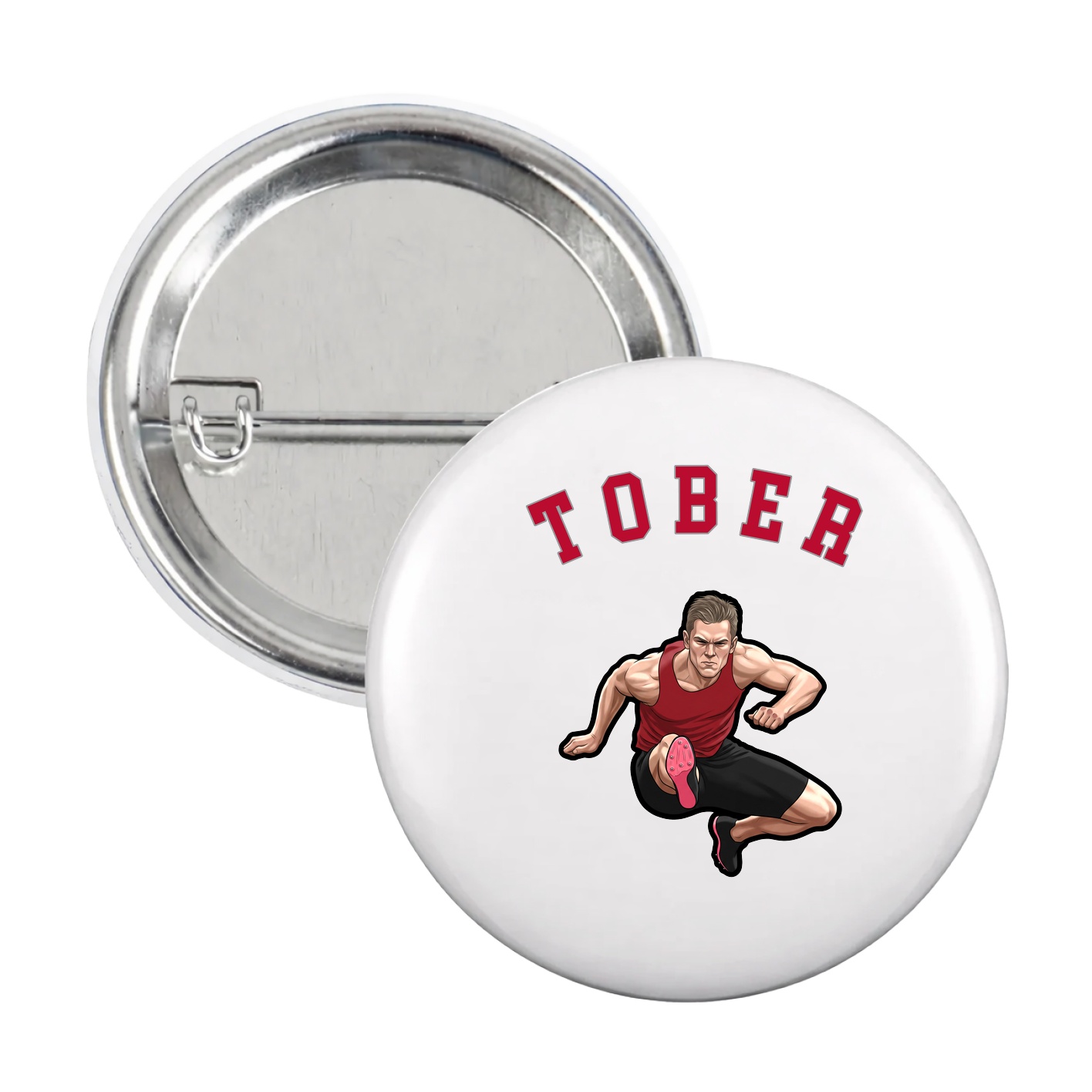 Game Day Button — Shirsey Arch in White