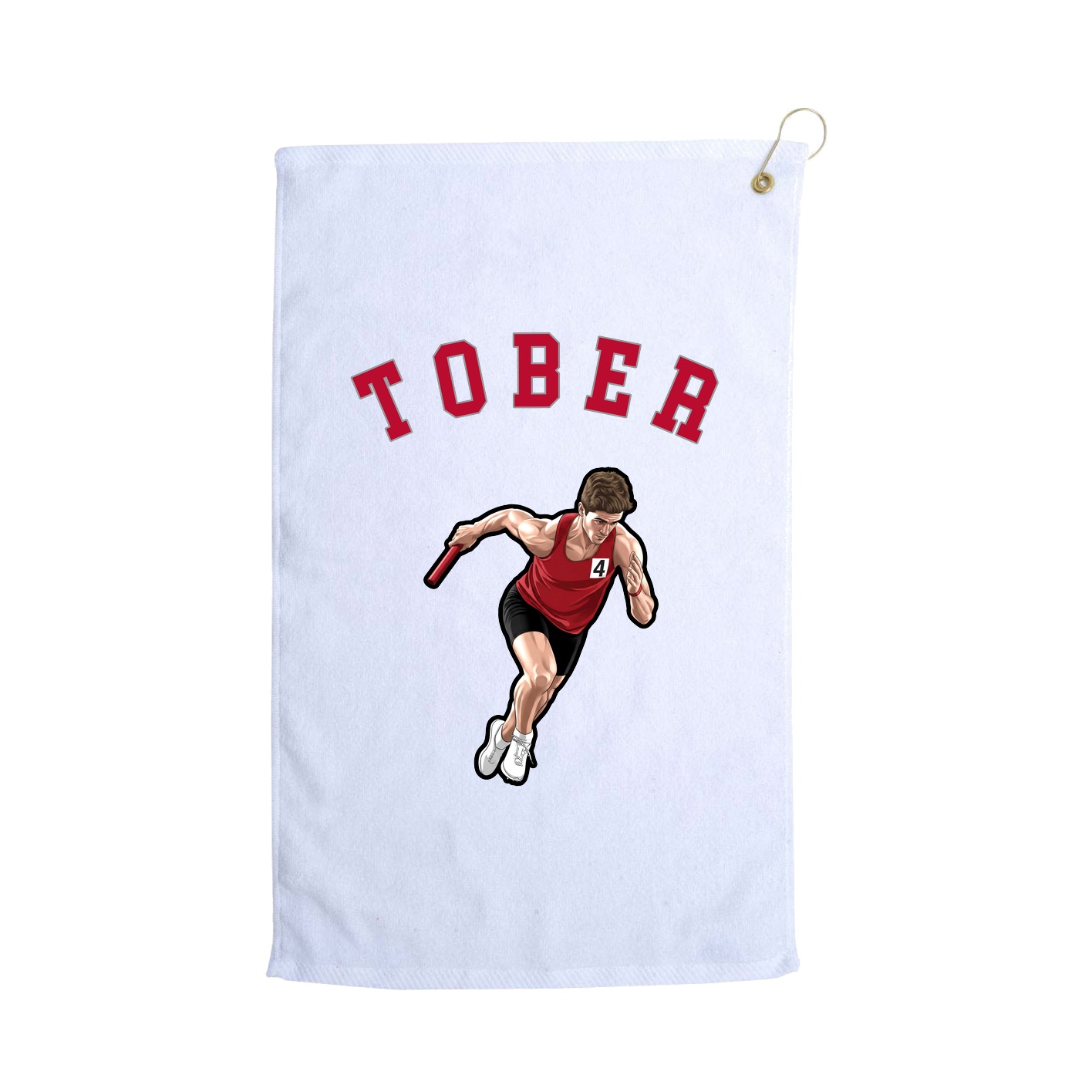 Golf Towel — Shirsey Arch in White