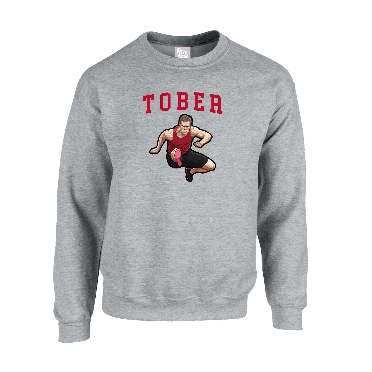 Fleece Crew — Shirsey in Grey