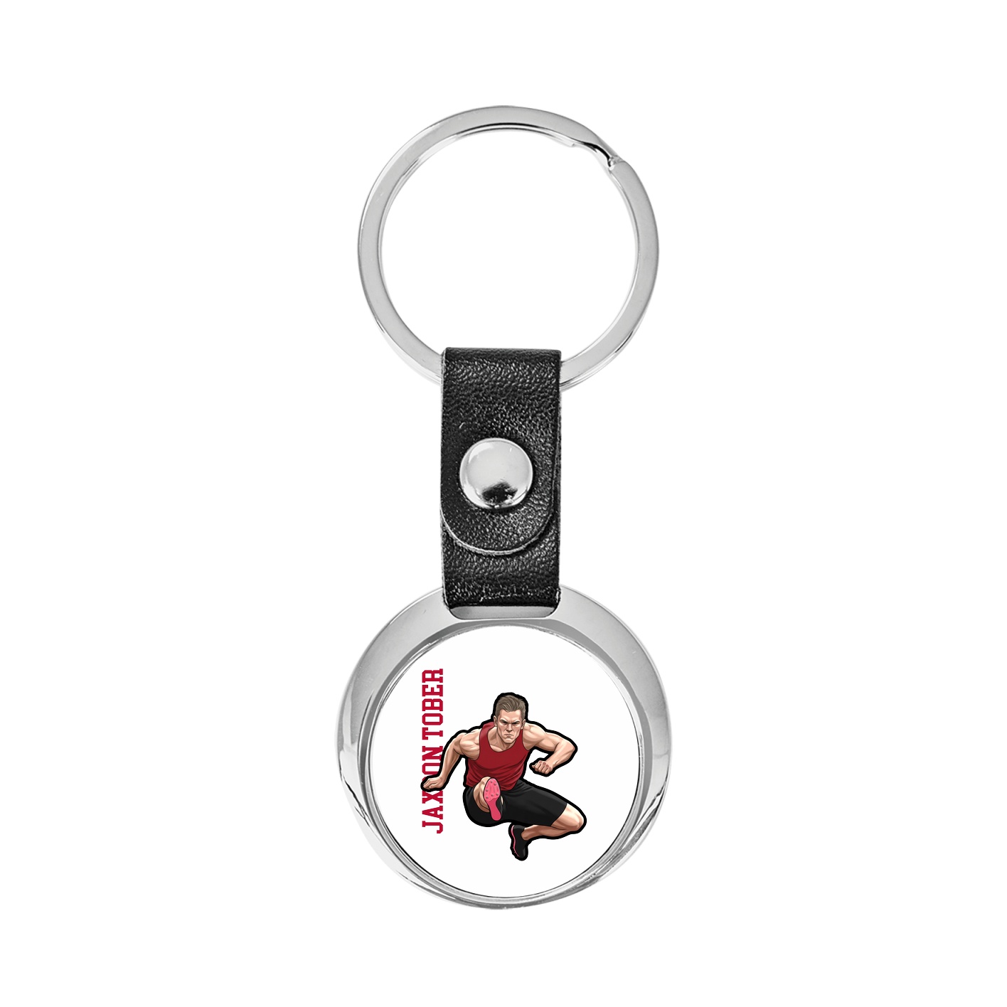 Key Chain — Name Vertical in Classic