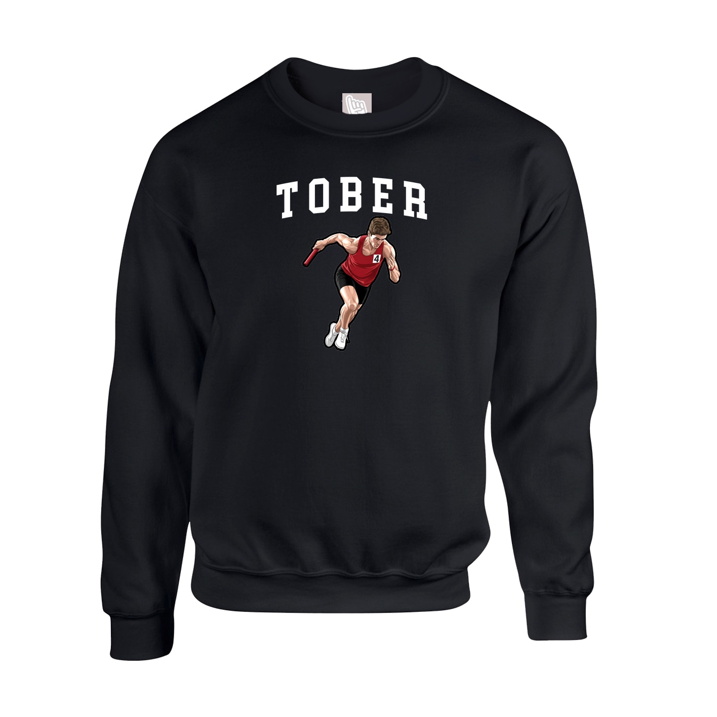 Fleece Crew — Shirsey in Black