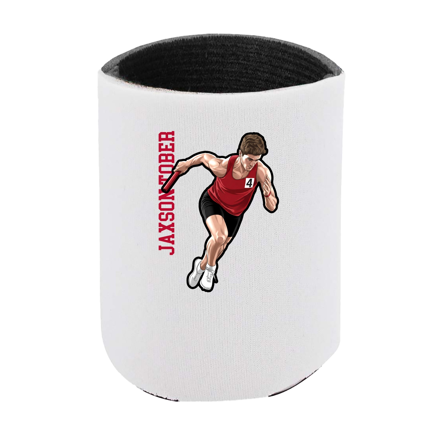 Can Holder — Name Vertical in White