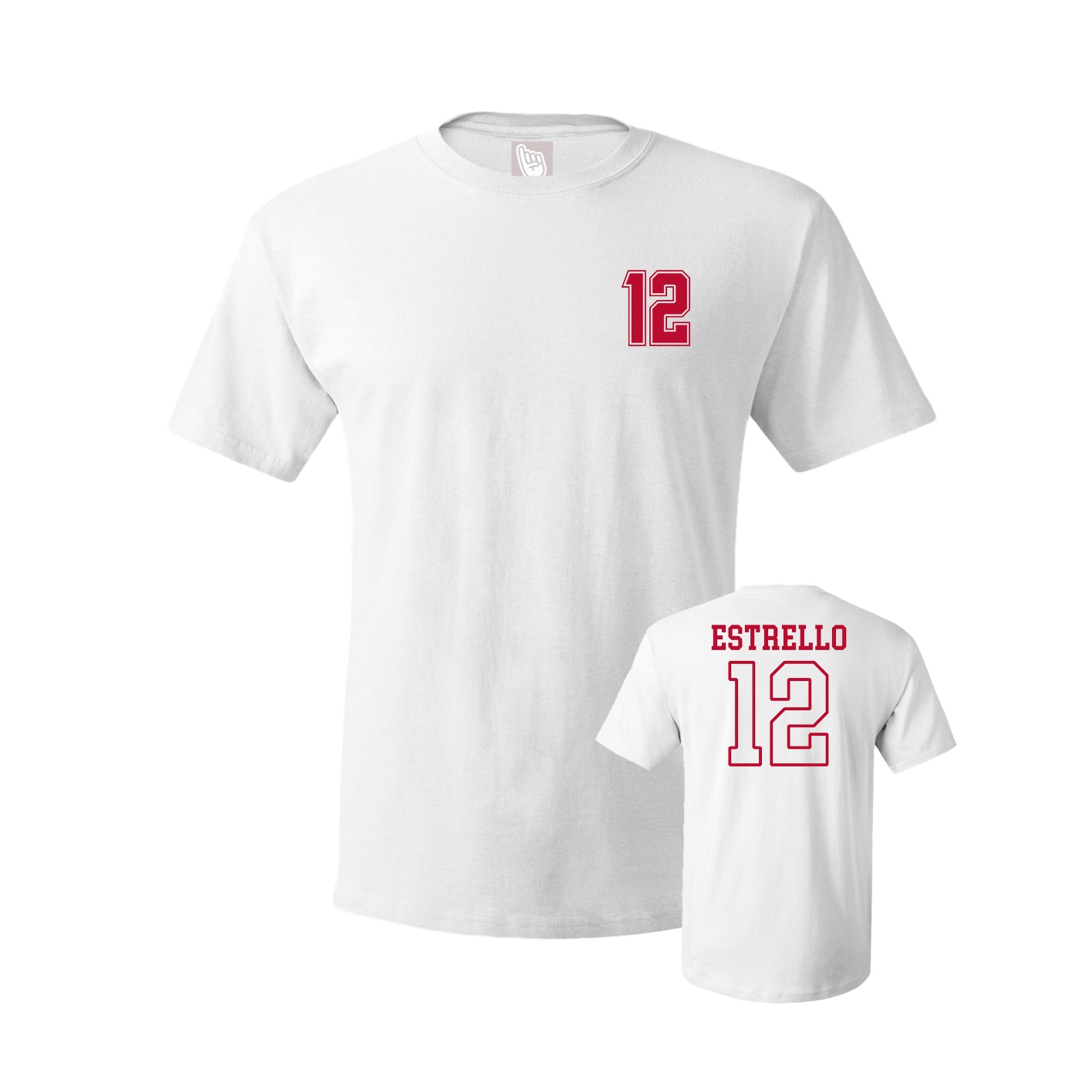 Tee — Chest Back in White