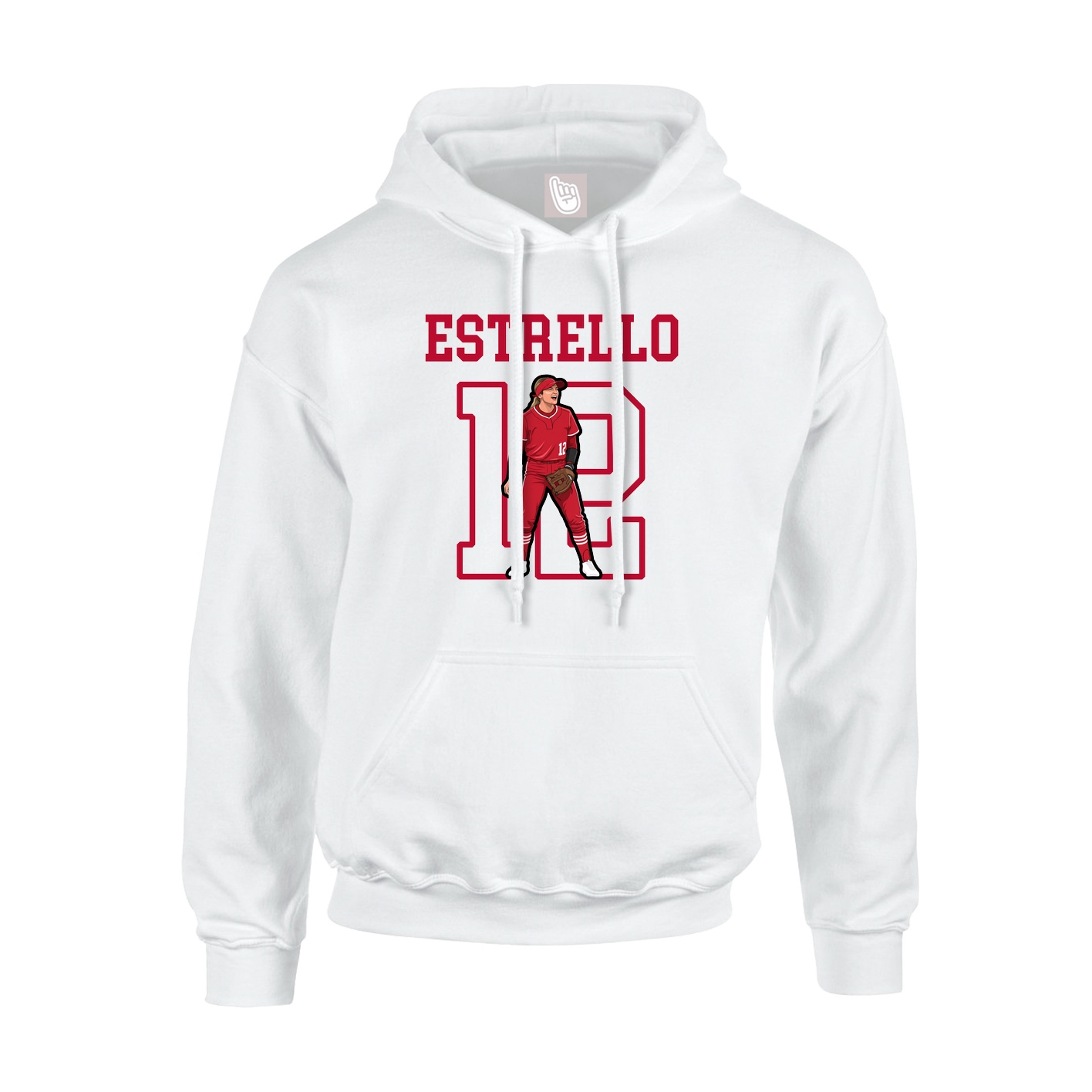 Hoodie — Shirsey in White
