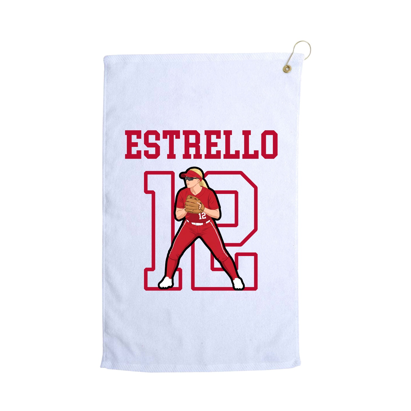 Golf Towel — Shirsey in White