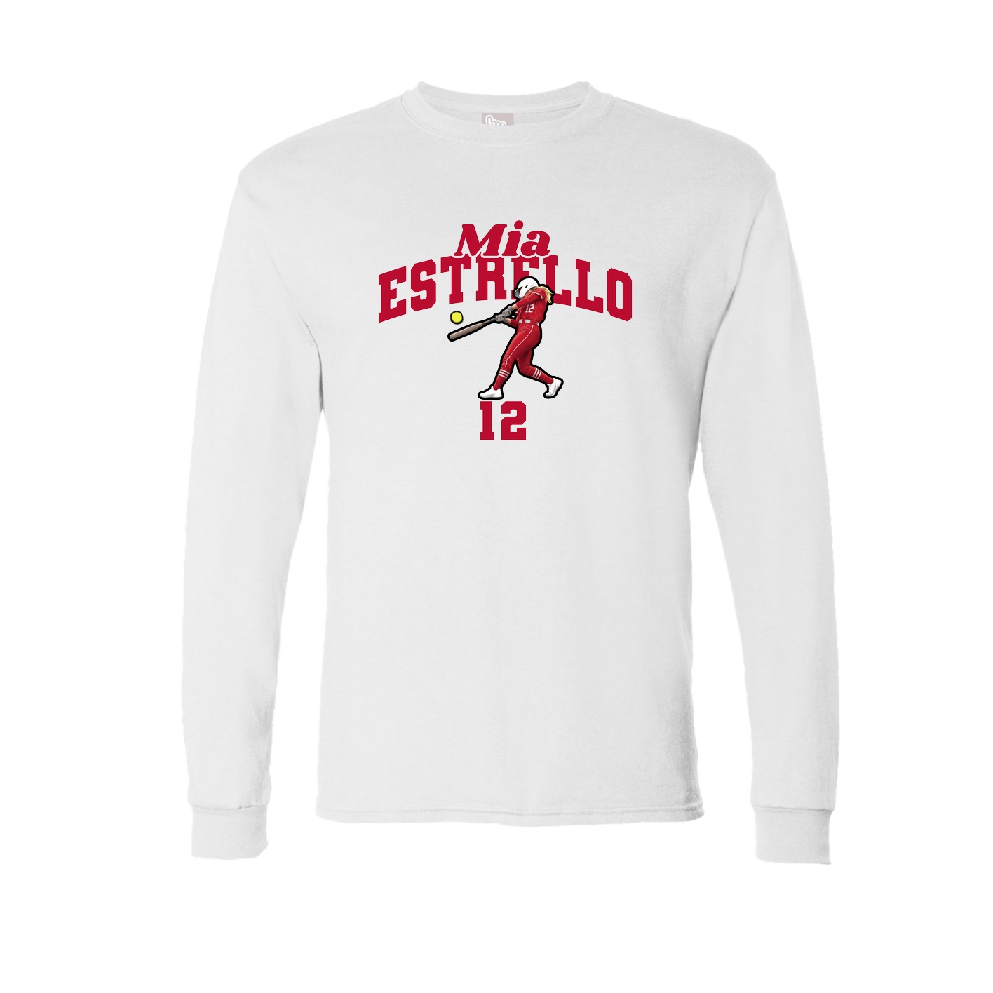 Long Sleeve Tee — Signature Arch in White