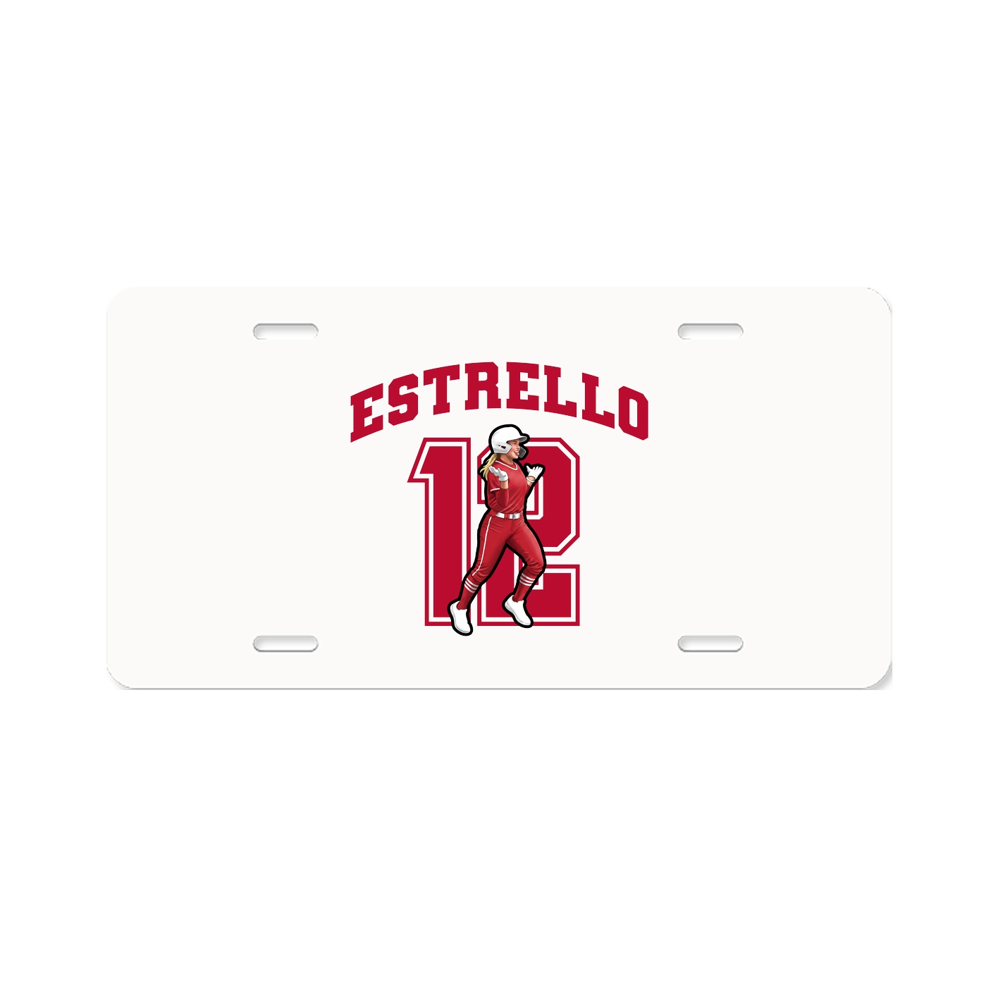 License Plate — Number in Classic