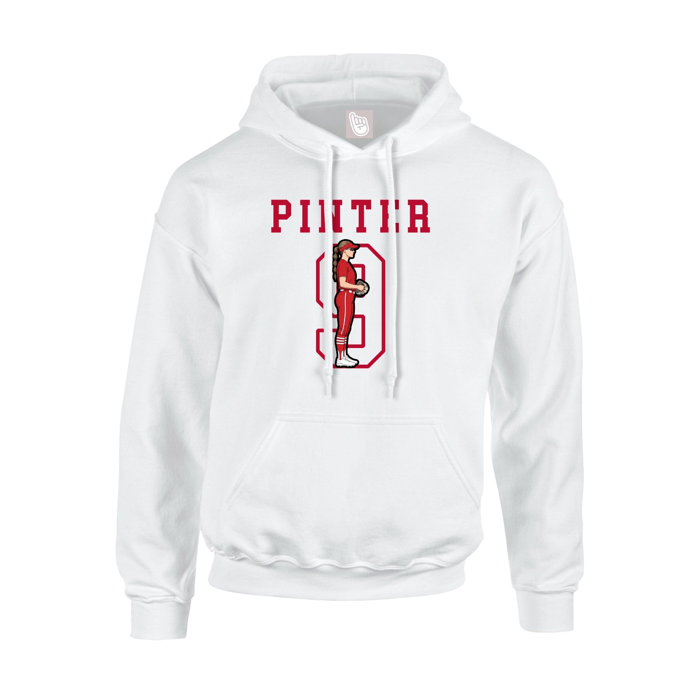 Hoodie — Shirsey in White