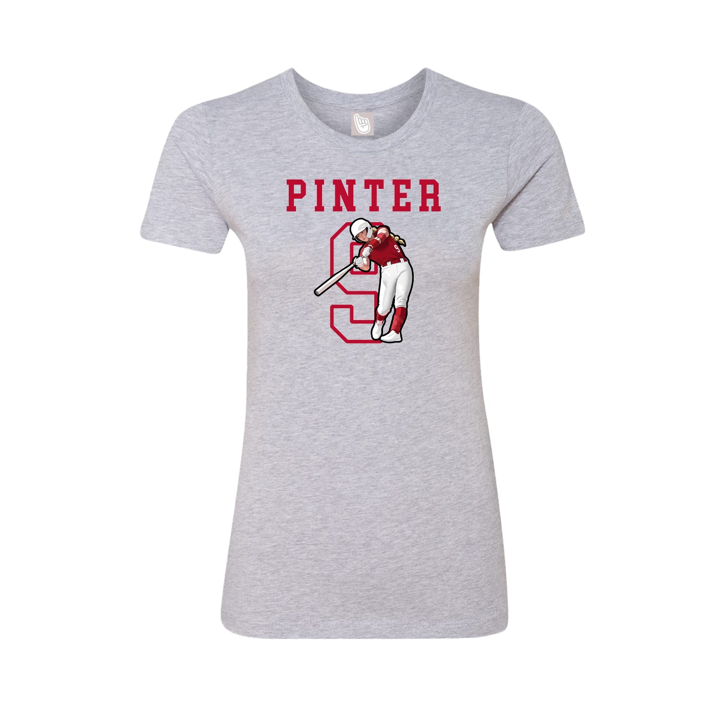 Fitted Women's Tee — Shirsey in Grey
