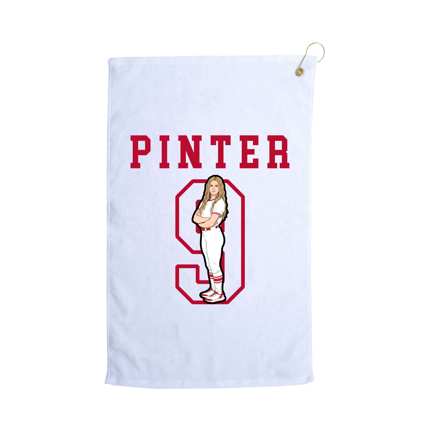Golf Towel — Shirsey in White