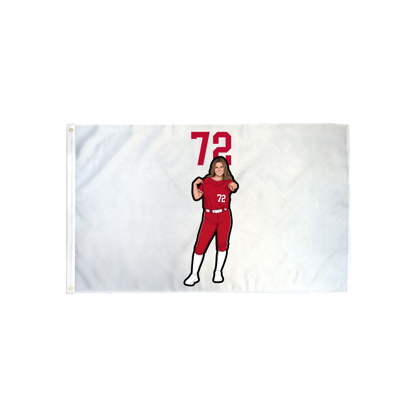 3x5 Flag — Number Top in Classic