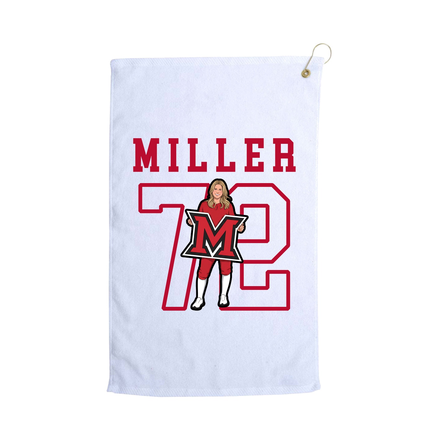 Golf Towel — Shirsey in White