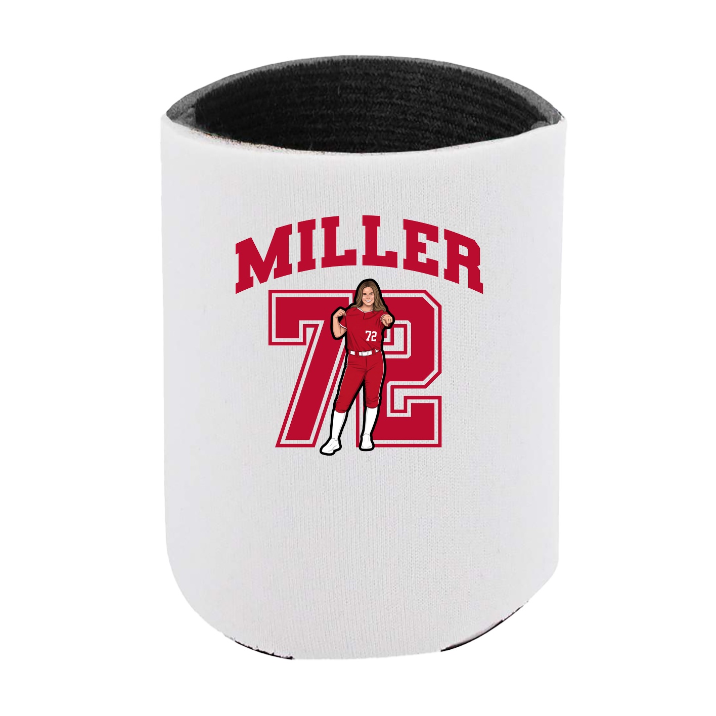 Can Holder — Number in White