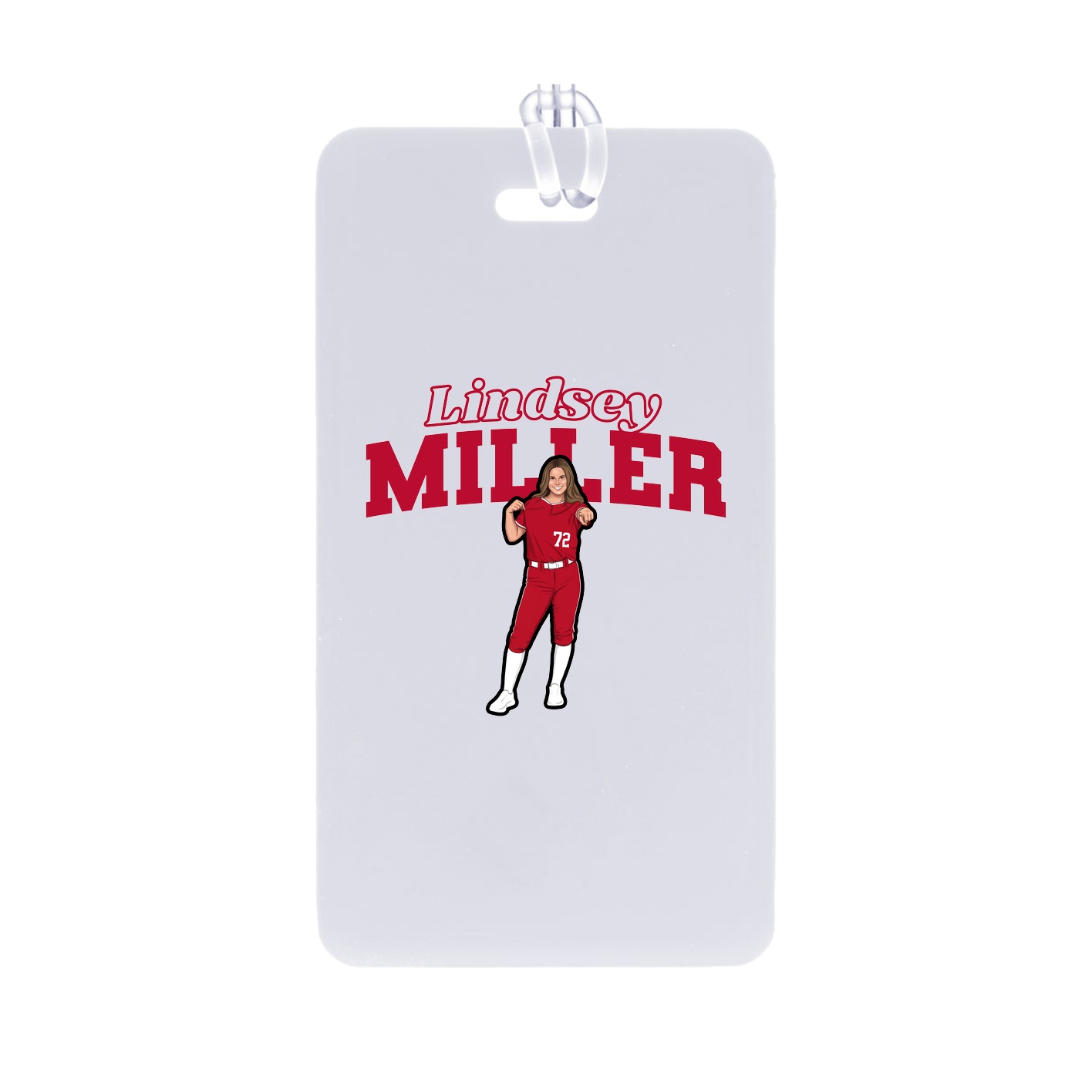 Bag Tag — Name Arch in Classic