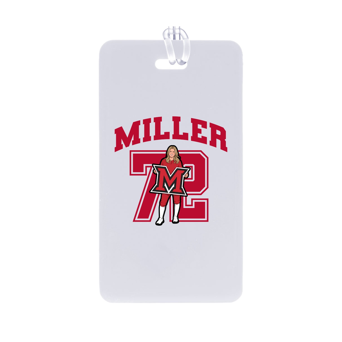 Bag Tag — Number in Classic