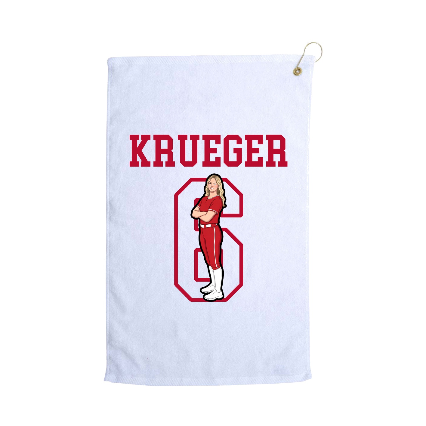 Golf Towel — Shirsey in White