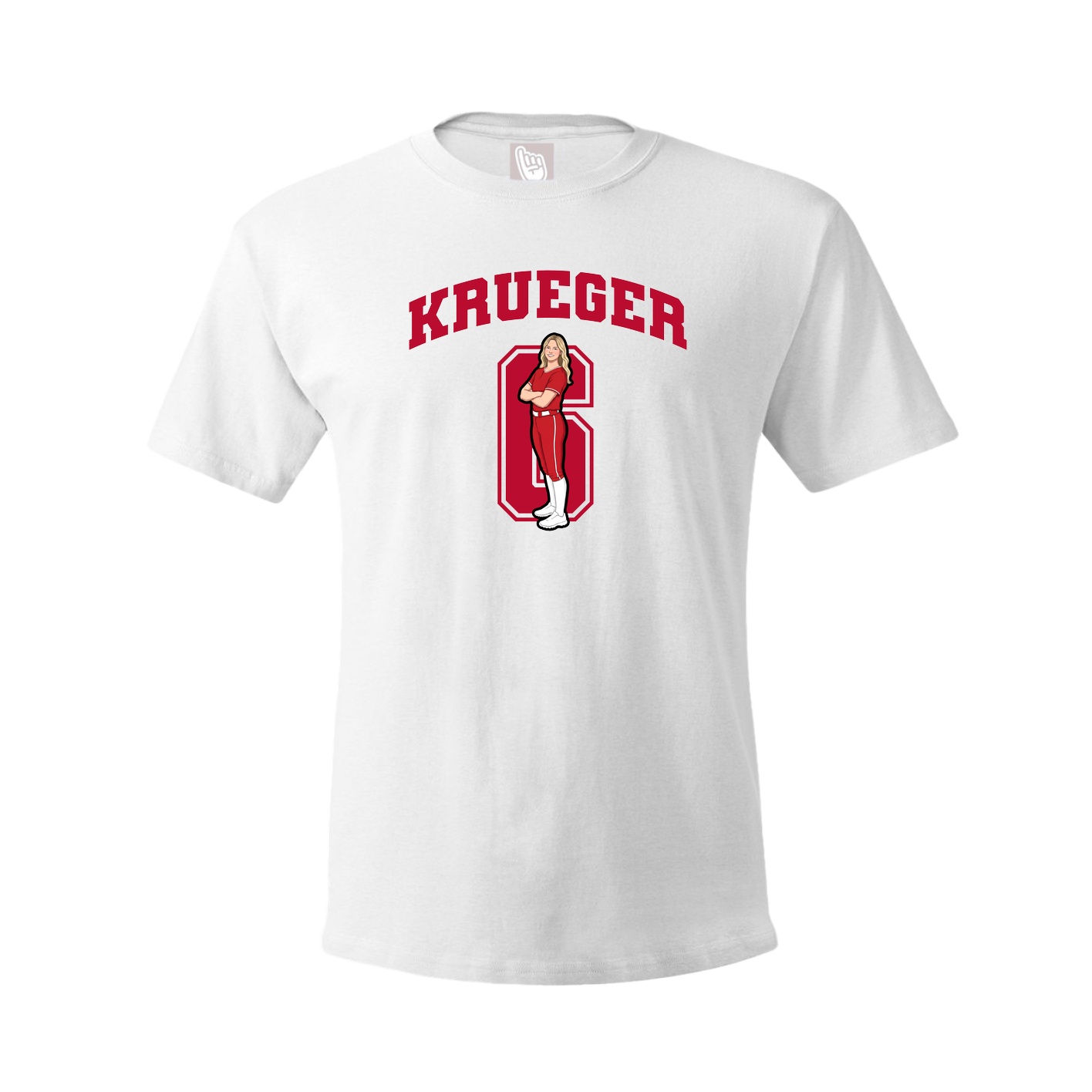 Tee — Number in White